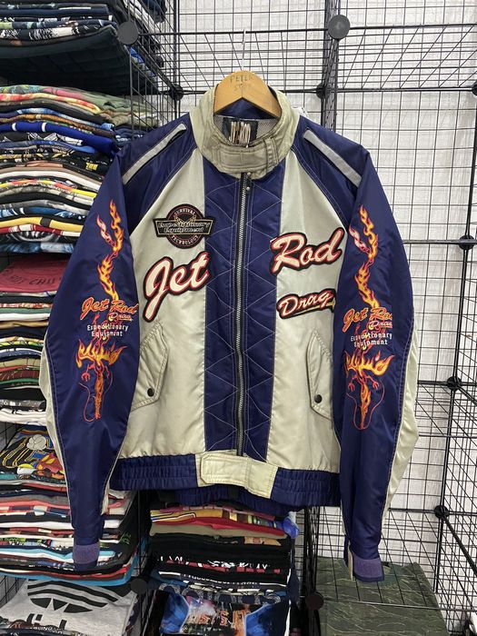 Vintage drag shop racing jacket