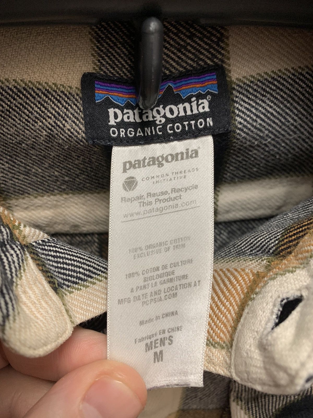 Patagonia Patagonia flannel organic cotton M sz streetwear Size US M / EU 48-50 / 2 - 6 Thumbnail