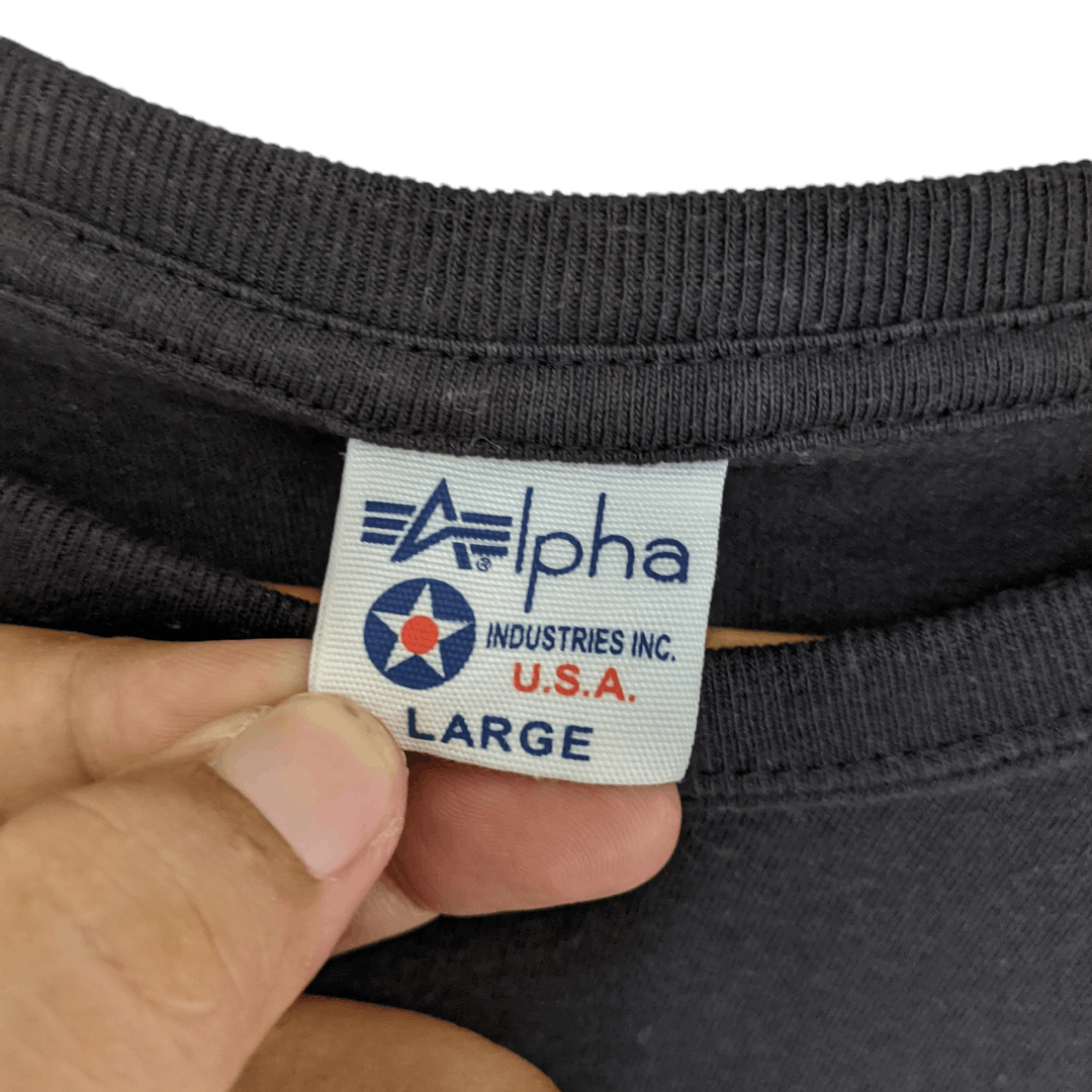 Alpha Industries ALPHA INDUSTRIES Air Force Big Logo Long Sleeve T-Shirt Size US L / EU 52-54 / 3 - 8 Thumbnail