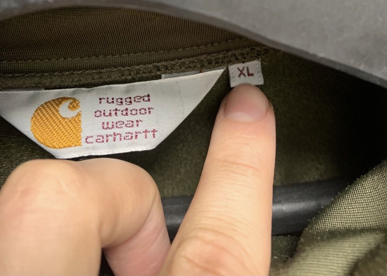Carhartt Carhartt vintage bomber full zip logo in hand xl Size US XL / EU 56 / 4 - 4 Thumbnail