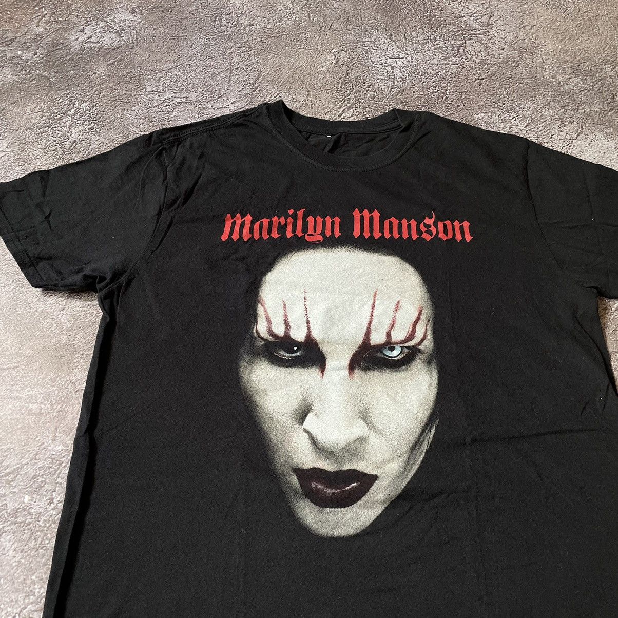 Vintage Vintage Y2K Marilyn Manson Band Tee Graphic Dark Punk Slim L Size US L / EU 52-54 / 3 - 5 Thumbnail