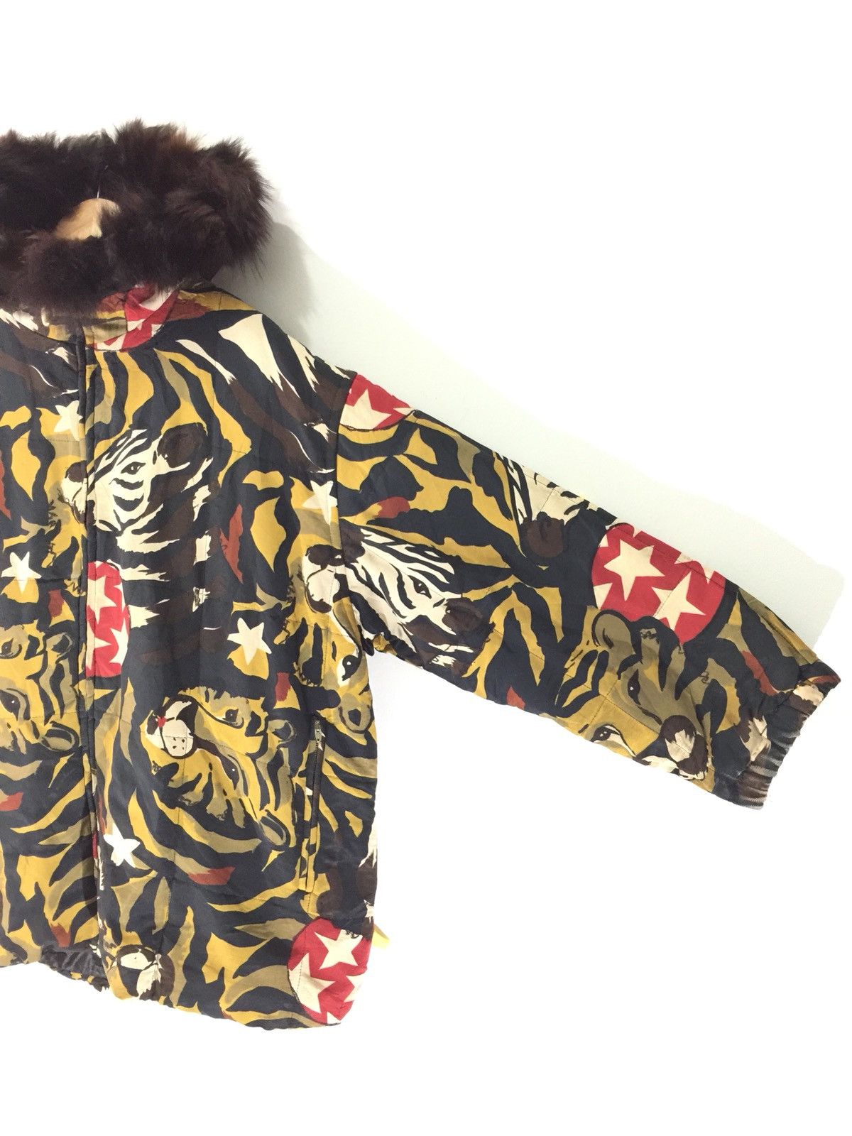 Iceberg × Vintage Iceberg Made In Italy Full Print Tiger Sukajan Jacket Size US XL / EU 56 / 4 - 3 Thumbnail