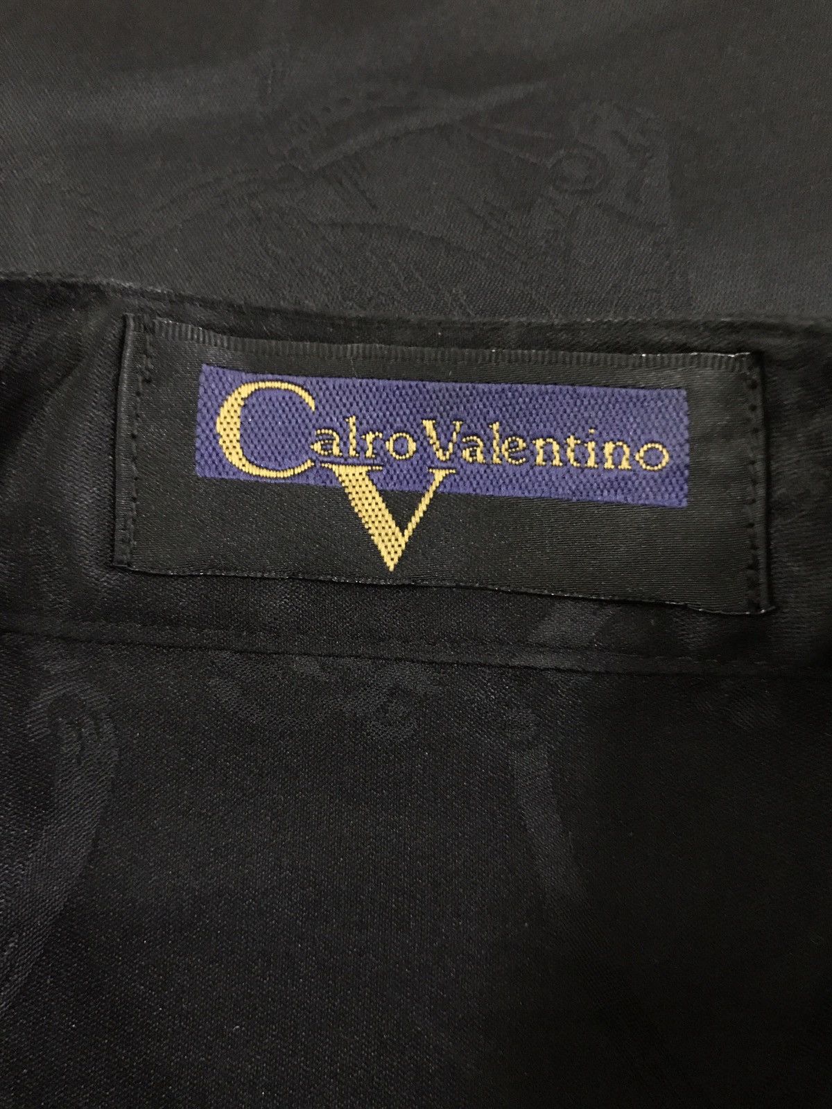 Japanese Brand × Valentino Vintage Calro Valentino Black Shirt Size US S / EU 44-46 / 1 - 4 Thumbnail