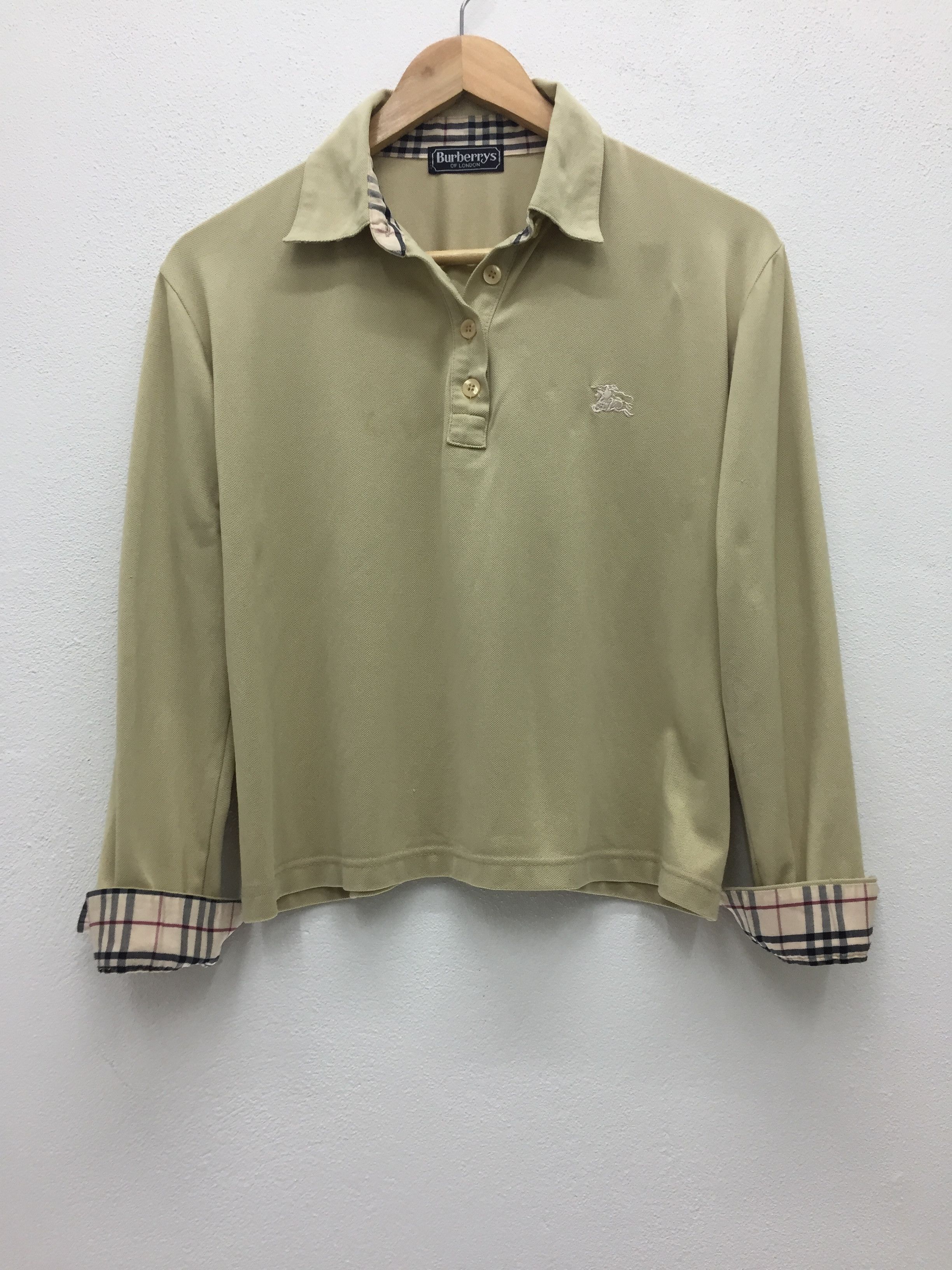 Burberry Vintage Burberry Long Sleeve Collared Shirt Size US M / EU 48-50 / 2 - 1 Thumbnail