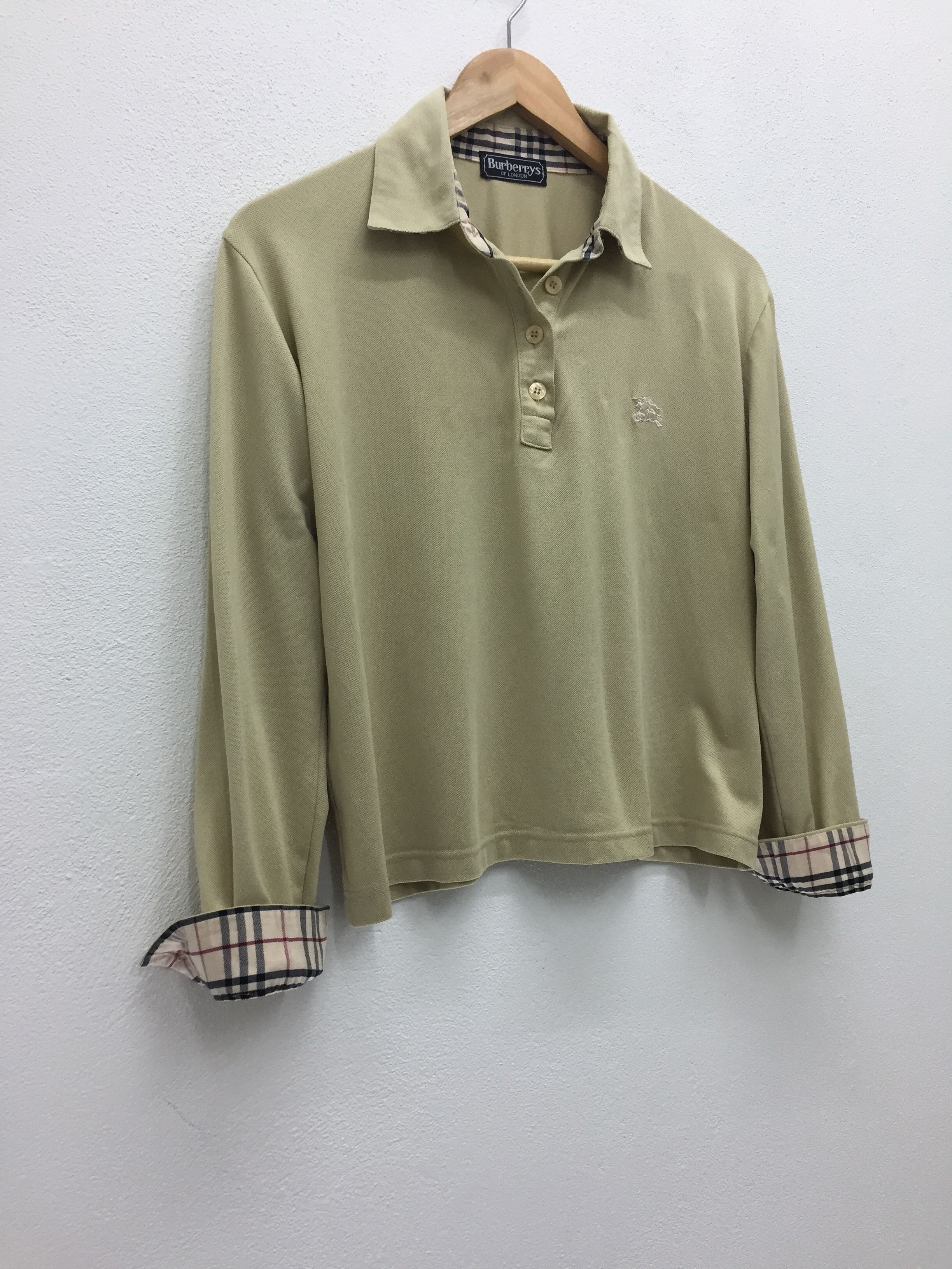 Burberry Vintage Burberry Long Sleeve Collared Shirt Size US M / EU 48-50 / 2 - 3 Thumbnail