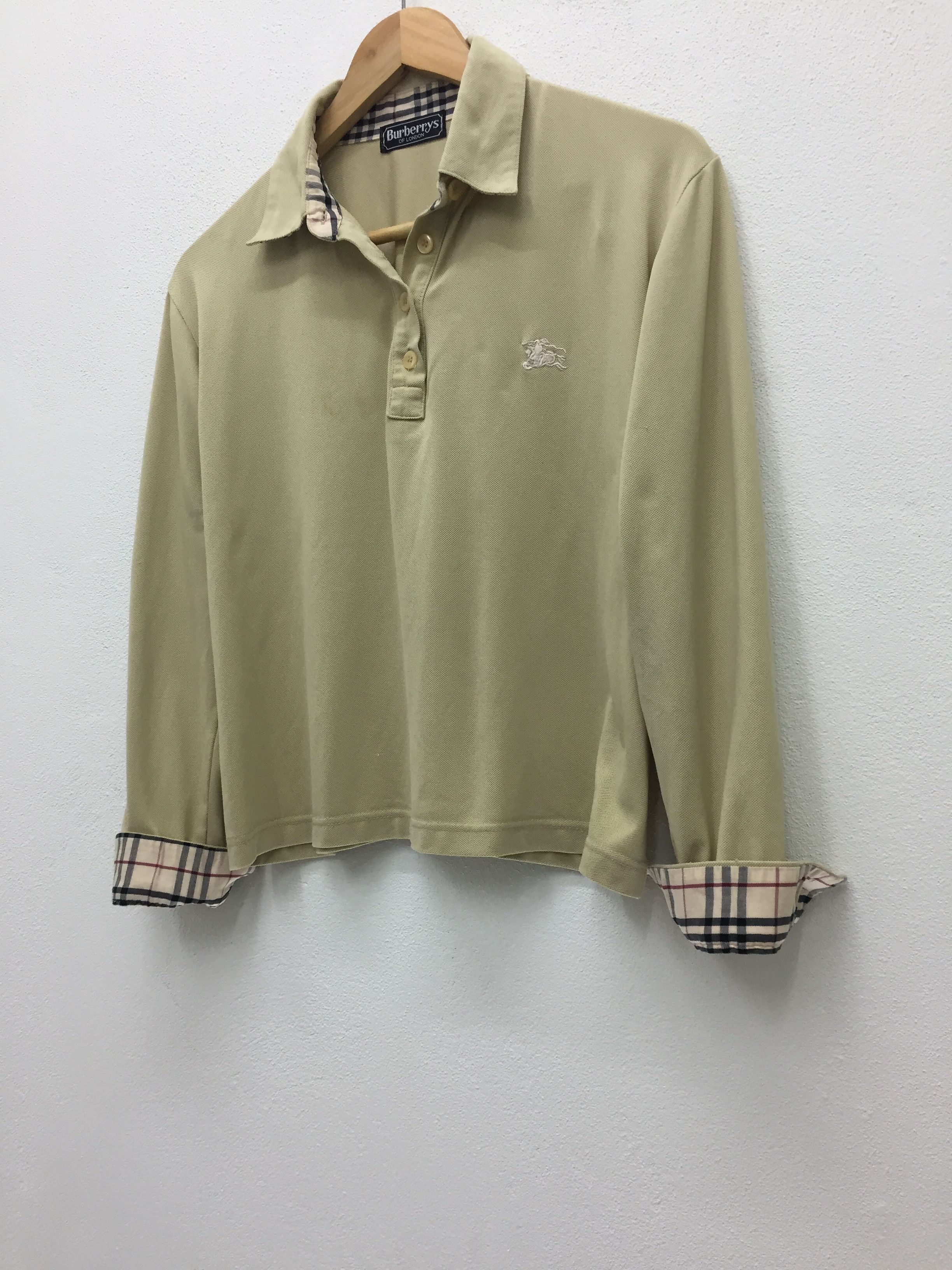 Burberry Vintage Burberry Long Sleeve Collared Shirt Size US M / EU 48-50 / 2 - 2 Thumbnail