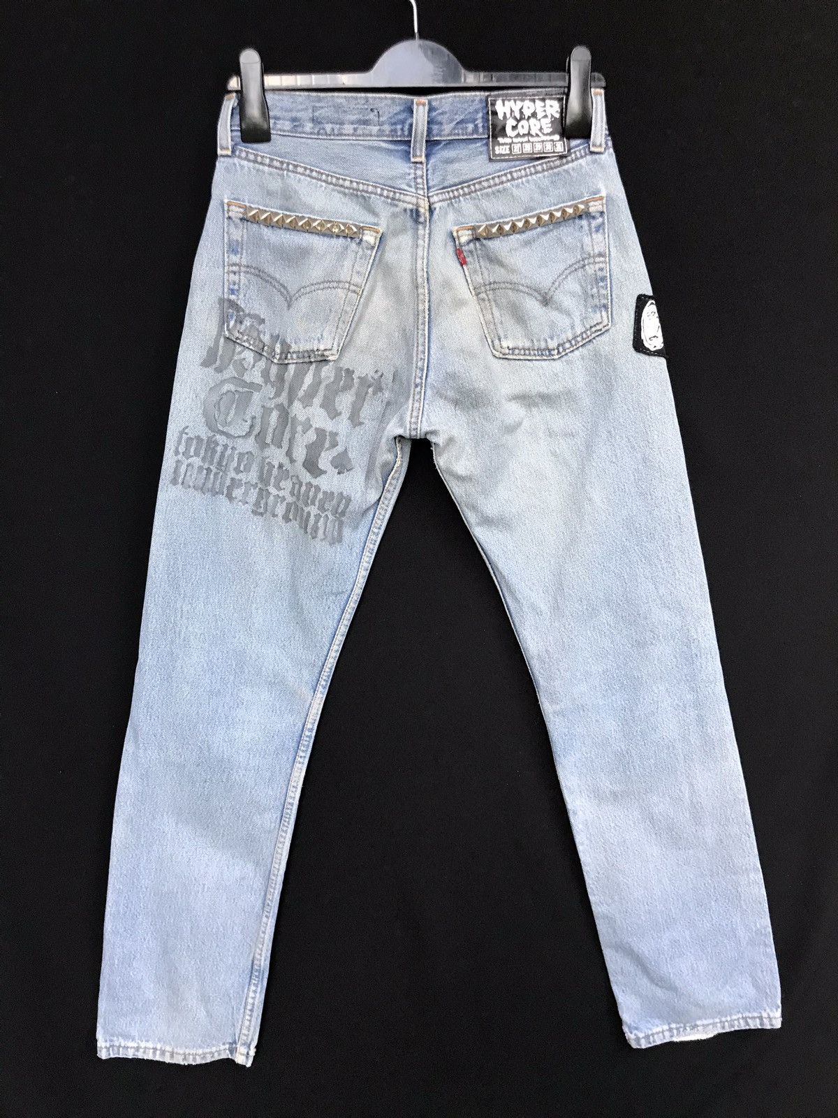 Levi's × Levi's Made & Crafted × Levi's Vintage Clothing Vintage Levis Distressed Custom Punk Design Jeans Size US 27 - 2 Thumbnail