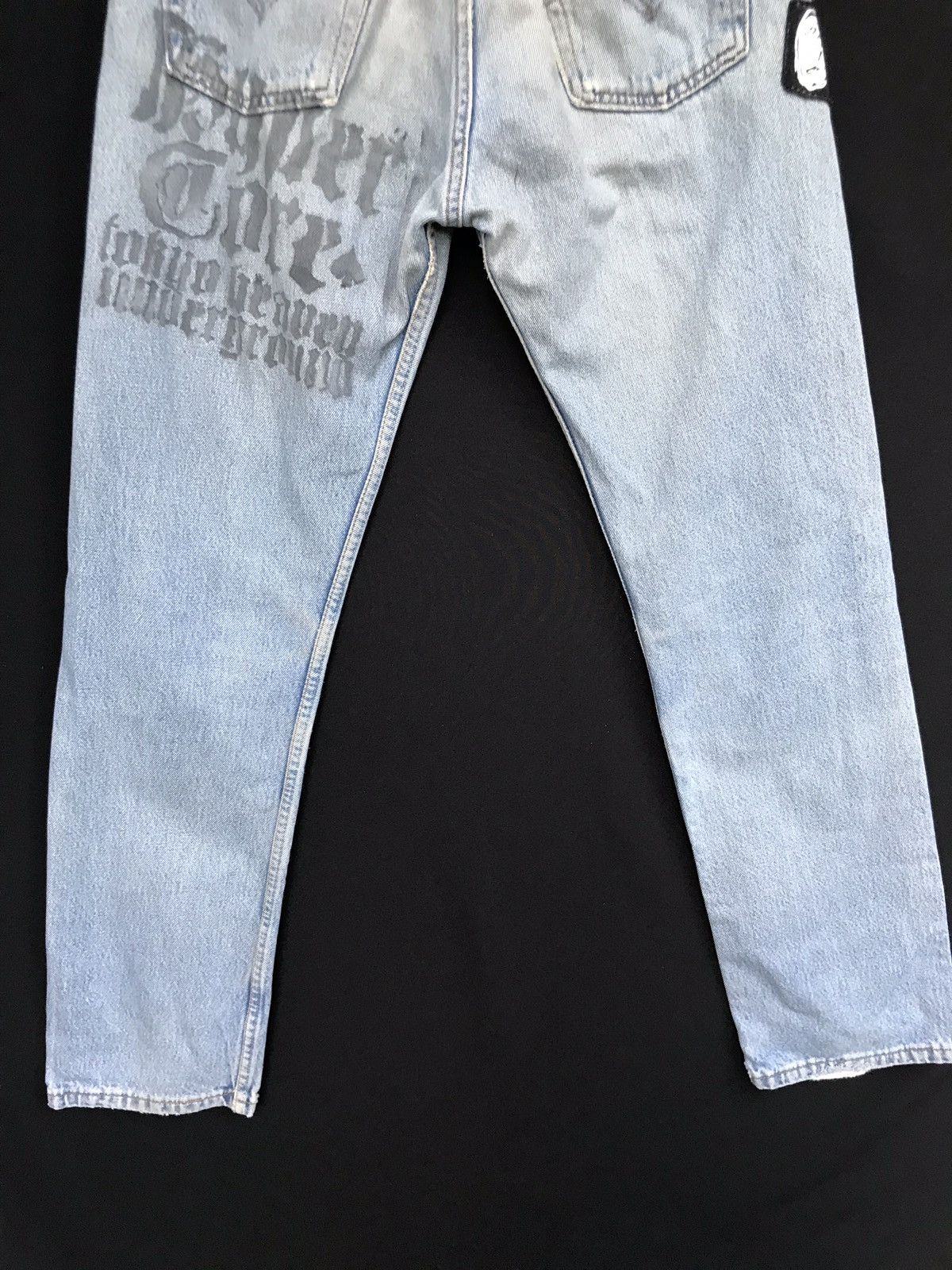 Levi's × Levi's Made & Crafted × Levi's Vintage Clothing Vintage Levis Distressed Custom Punk Design Jeans Size US 27 - 15 Thumbnail
