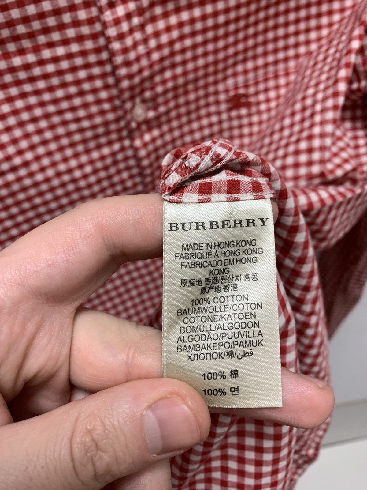 Burberry Burberry Brit longsleeve shirt M sz nova check Size US M / EU 48-50 / 2 - 7 Thumbnail