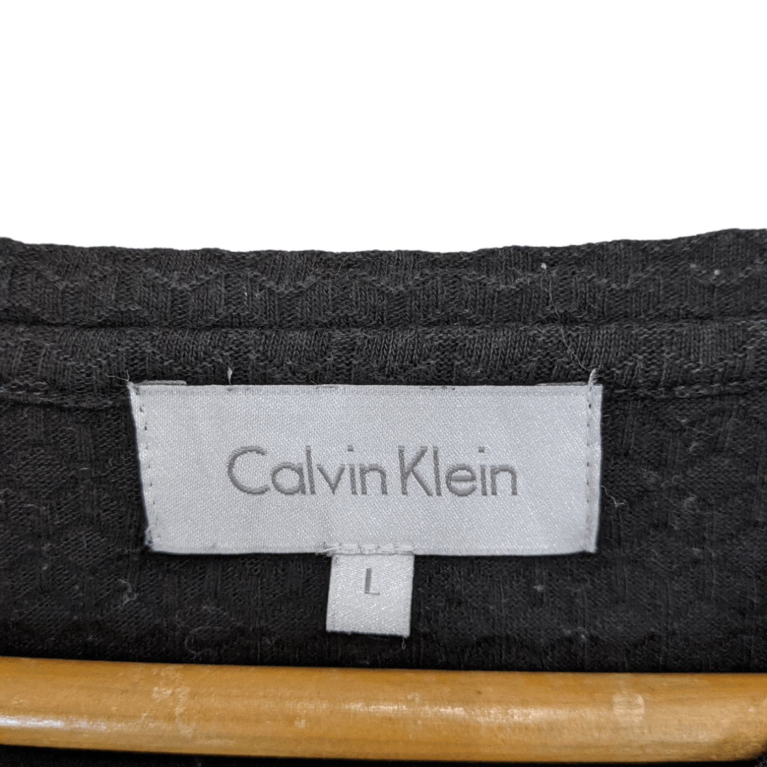 Calvin Klein CALVIN KLEIN Plain Long Sleeve T-Shirt Size US L / EU 52-54 / 3 - 8 Thumbnail
