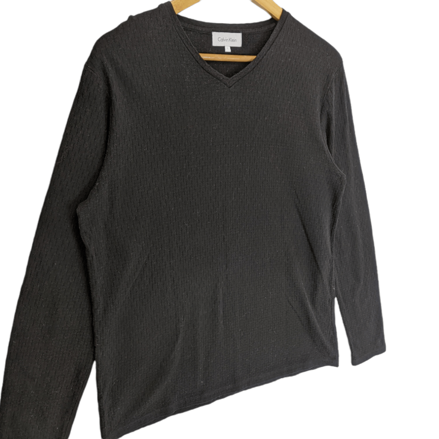 Calvin Klein CALVIN KLEIN Plain Long Sleeve T-Shirt Size US L / EU 52-54 / 3 - 3 Thumbnail