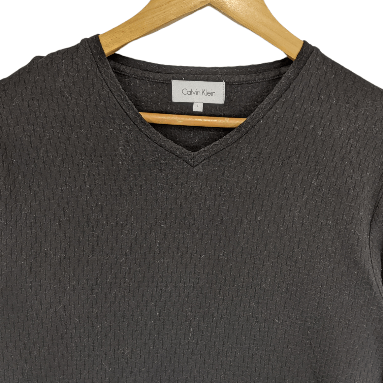 Calvin Klein CALVIN KLEIN Plain Long Sleeve T-Shirt Size US L / EU 52-54 / 3 - 4 Thumbnail