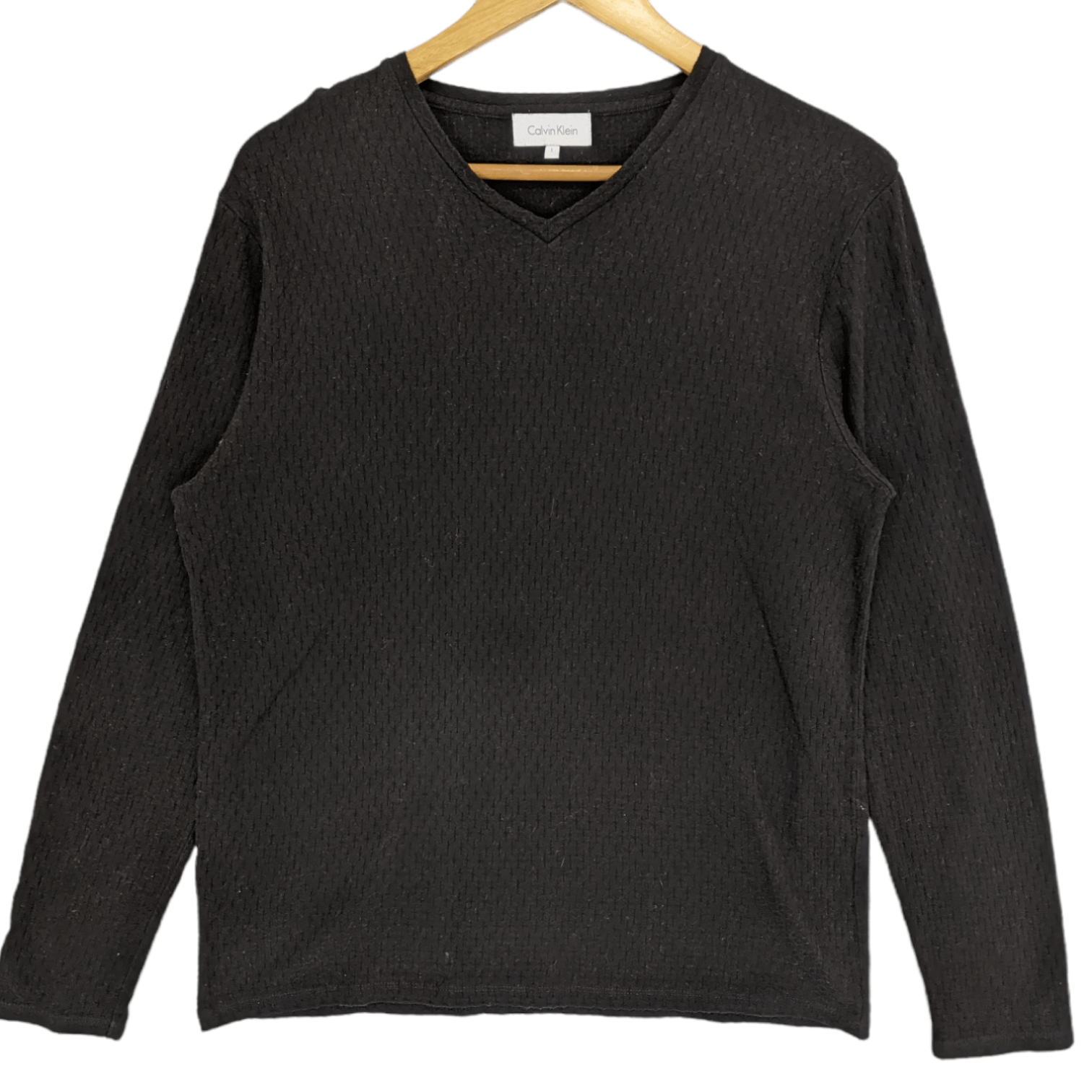 Calvin Klein CALVIN KLEIN Plain Long Sleeve T-Shirt Size US L / EU 52-54 / 3 - 2 Thumbnail