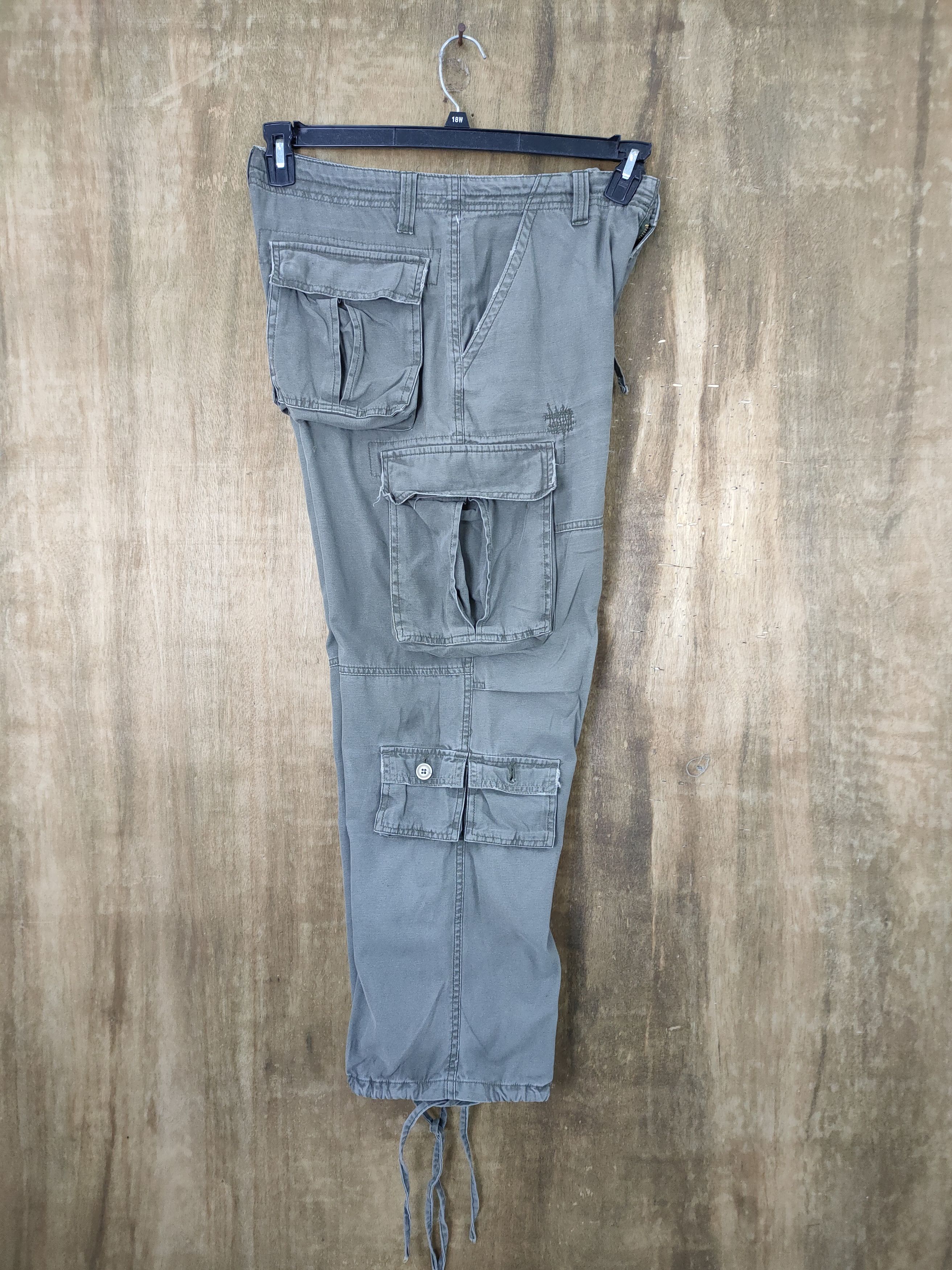 Japanese Brand × Vintage VINTAGE 8 POCKET FADED CARGO PANTS Size US 32 / EU 48 - 2 Thumbnail