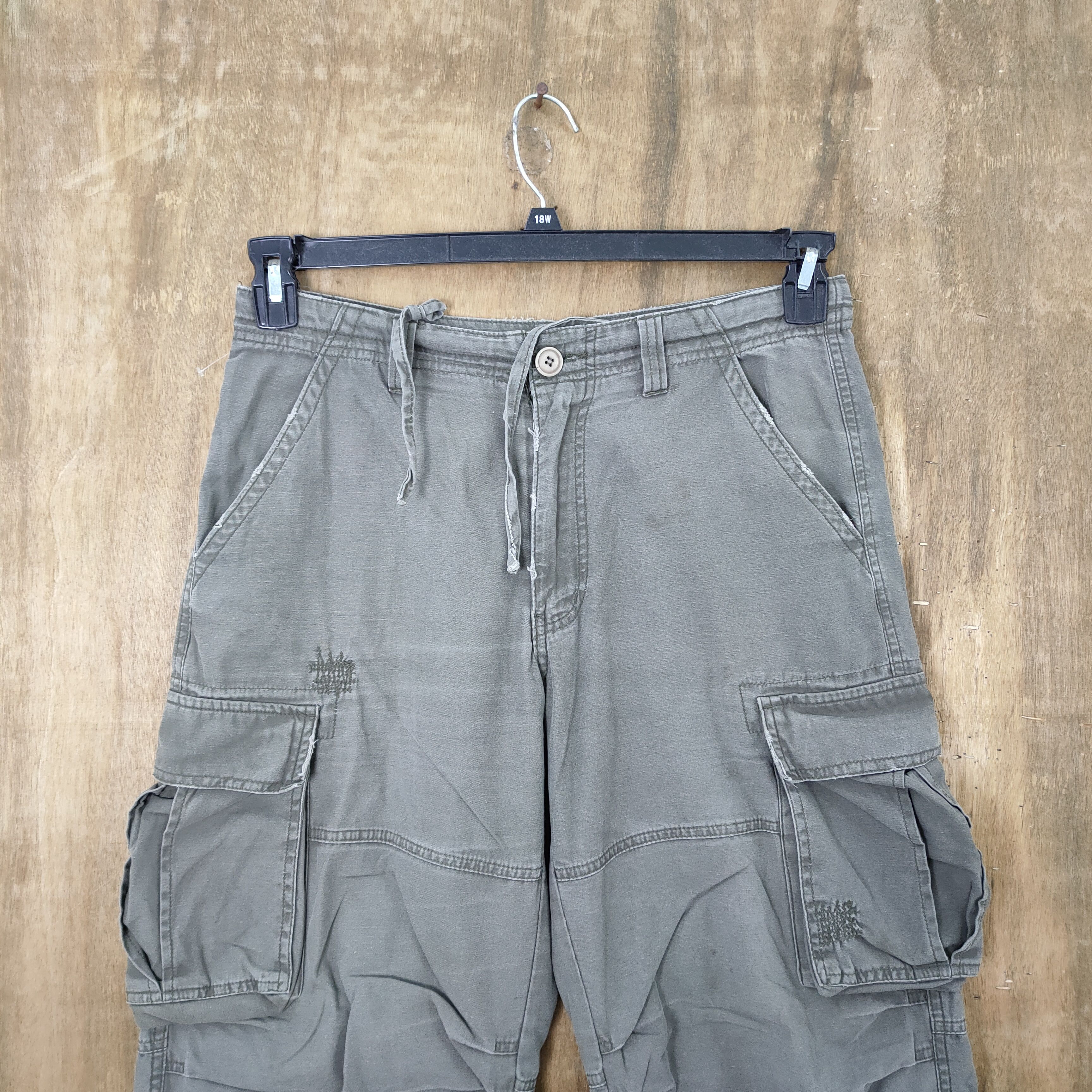 Japanese Brand × Vintage VINTAGE 8 POCKET FADED CARGO PANTS Size US 32 / EU 48 - 4 Thumbnail