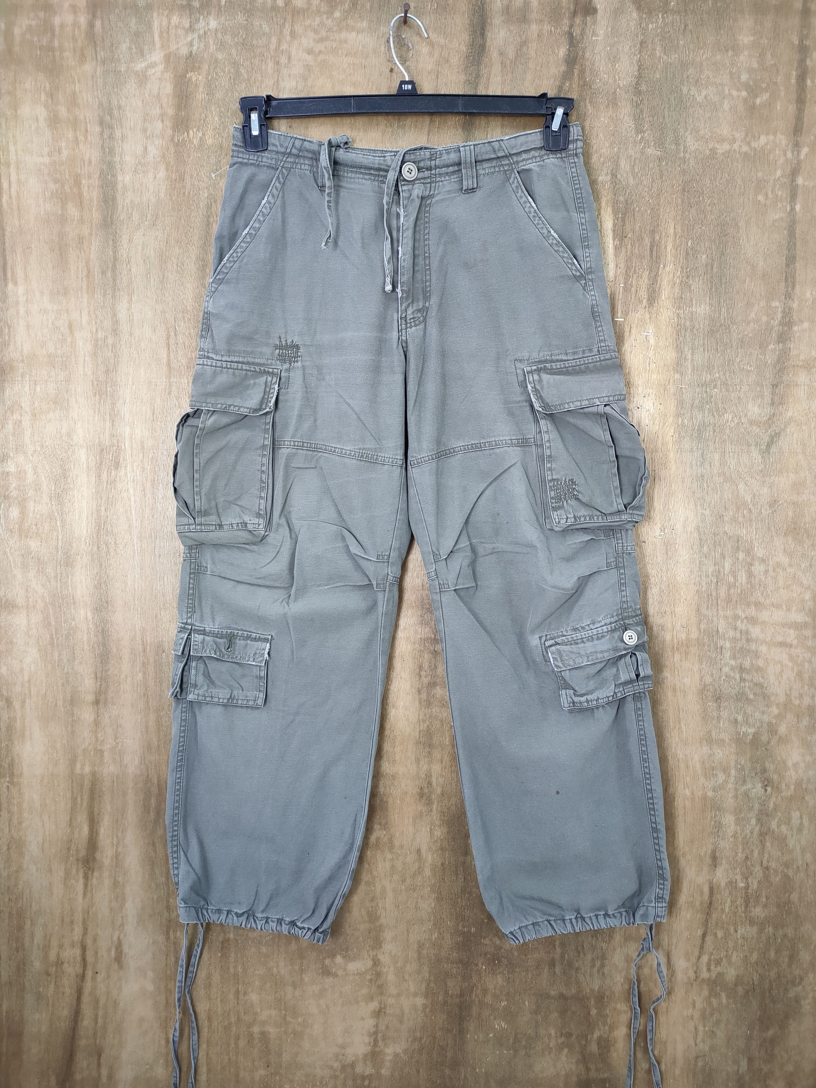 Japanese Brand × Vintage VINTAGE 8 POCKET FADED CARGO PANTS Size US 32 / EU 48 - 1 Thumbnail