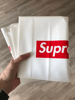 supreme offical plastic shopping bag