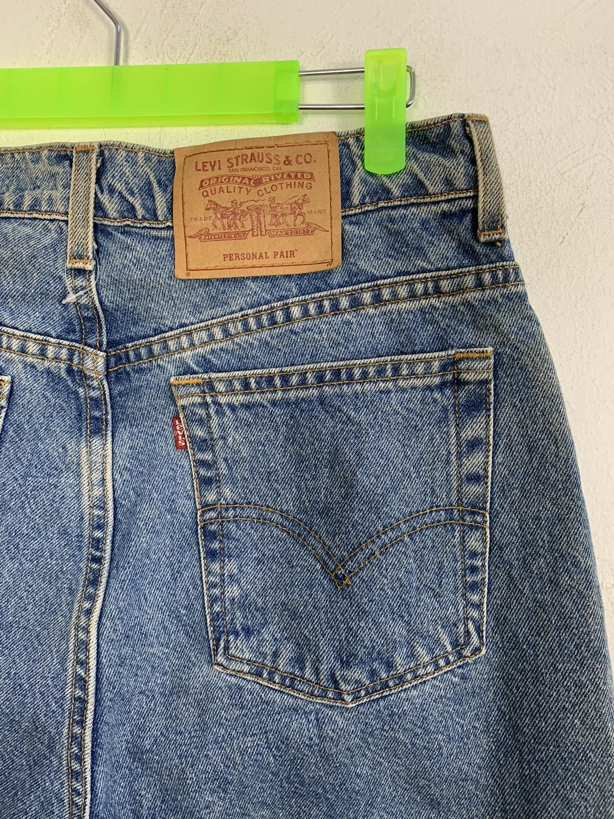 Levi's Vintage Clothing Levi’s Strauss Co Personal Pair Denim Tapered Leg Style Size 29" - 7 Thumbnail