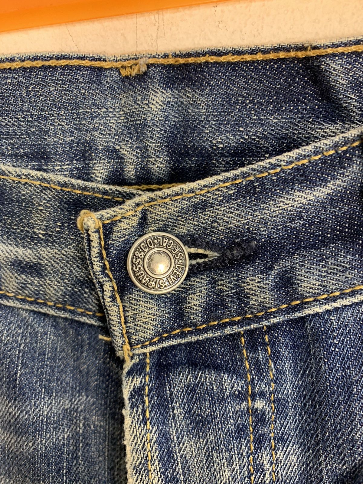 Levi's Vintage Clothing Levi’s Strauss Lot 501 Buttonfly Indigo Denim Jeans Size US 33 - 4 Thumbnail