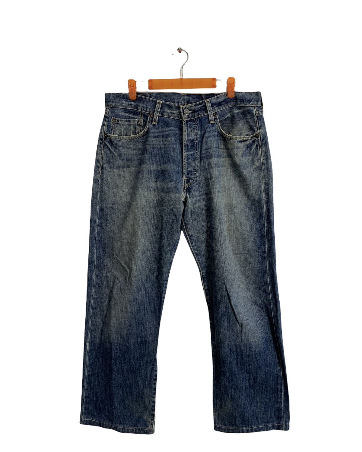 Levi's Vintage Clothing Levi’s Strauss Lot 501 Buttonfly Indigo Denim Jeans Size US 33 - 2 Thumbnail