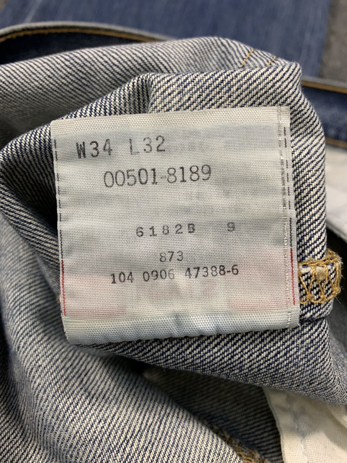 Levi's Vintage Clothing Levi’s Strauss Lot 501 Buttonfly Indigo Denim Jeans Size US 33 - 12 Thumbnail
