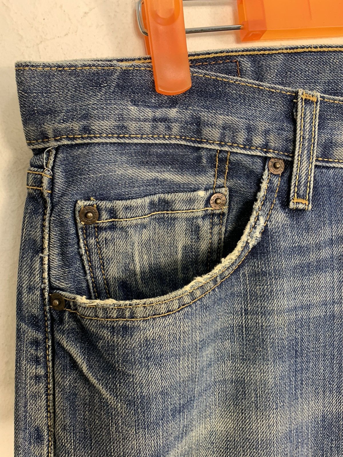 Levi's Vintage Clothing Levi’s Strauss Lot 501 Buttonfly Indigo Denim Jeans Size US 33 - 6 Thumbnail