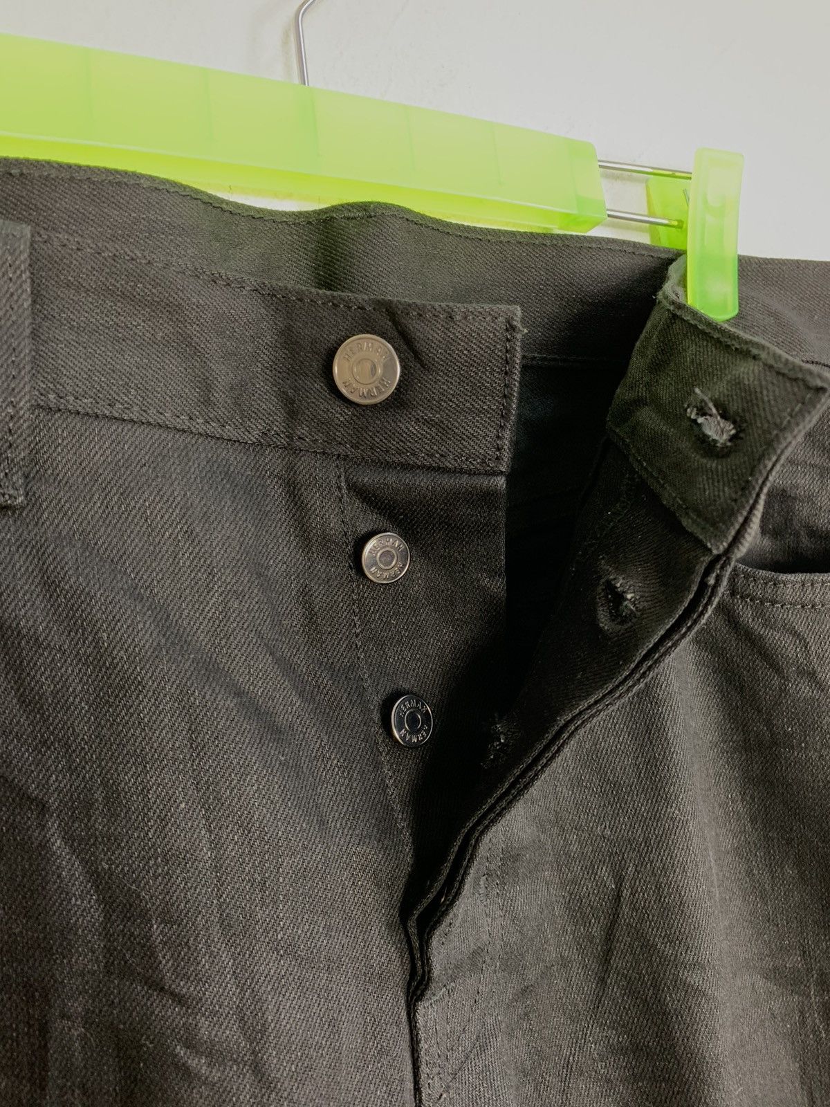 Herman Market Herman Market Black Denim Jeans Skinny Fit Button Fly Size US 34 / EU 50 - 6 Thumbnail