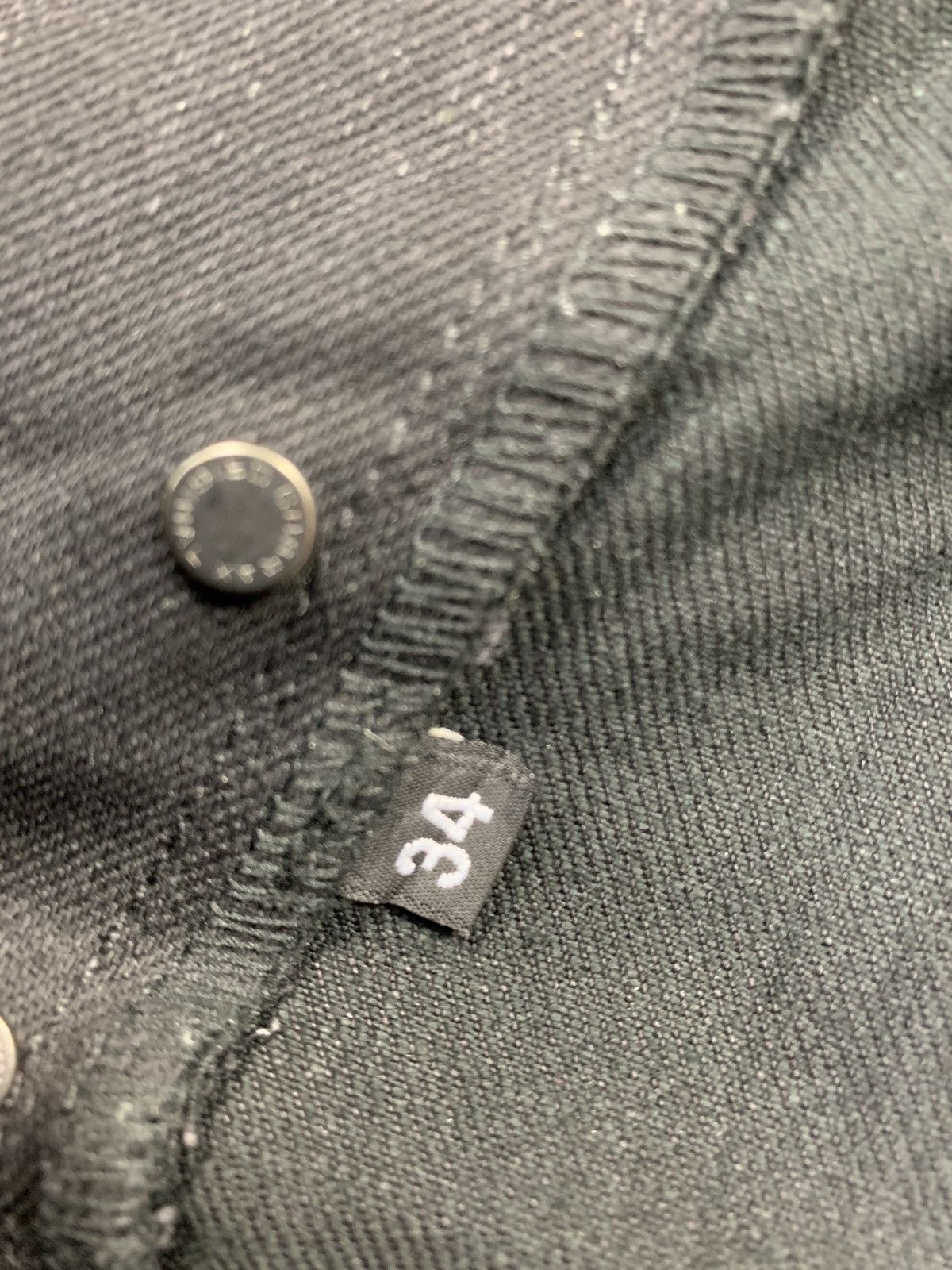 Herman Market Herman Market Black Denim Jeans Skinny Fit Button Fly Size US 34 / EU 50 - 9 Thumbnail