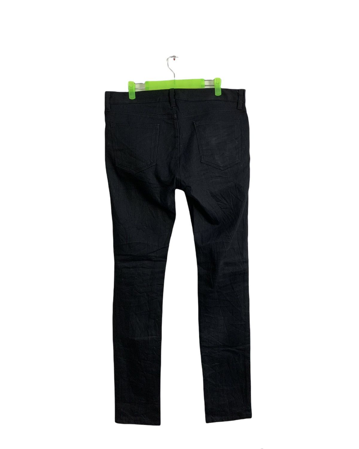 Herman Market Herman Market Black Denim Jeans Skinny Fit Button Fly Size US 34 / EU 50 - 2 Thumbnail