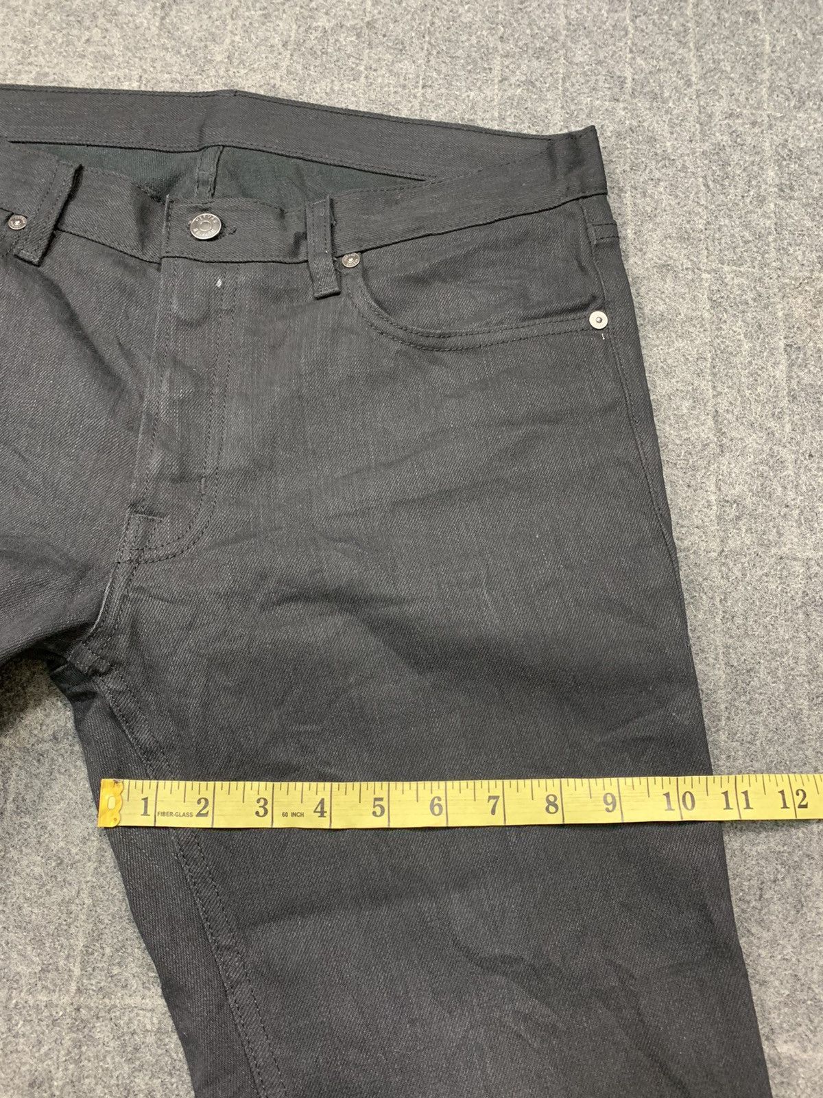 Herman Market Herman Market Black Denim Jeans Skinny Fit Button Fly Size US 34 / EU 50 - 12 Thumbnail