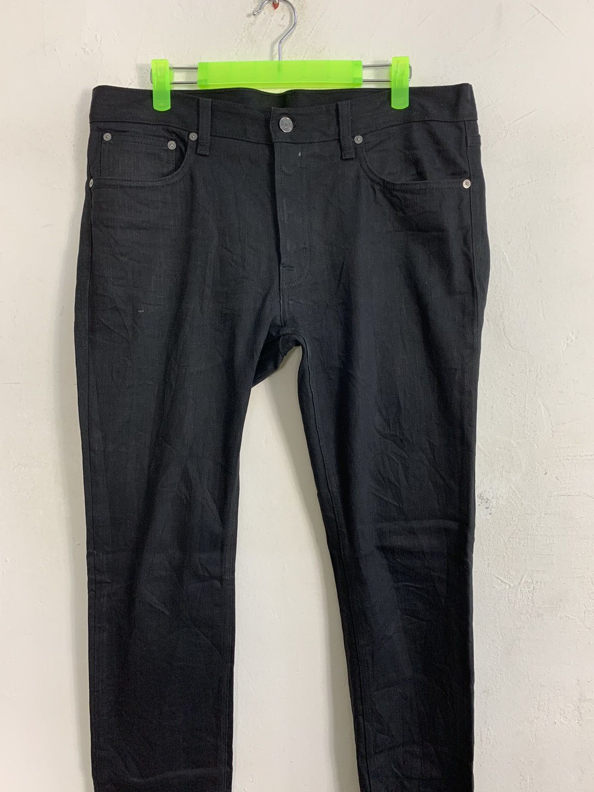 Herman Market Herman Market Black Denim Jeans Skinny Fit Button Fly Size US 34 / EU 50 - 3 Thumbnail