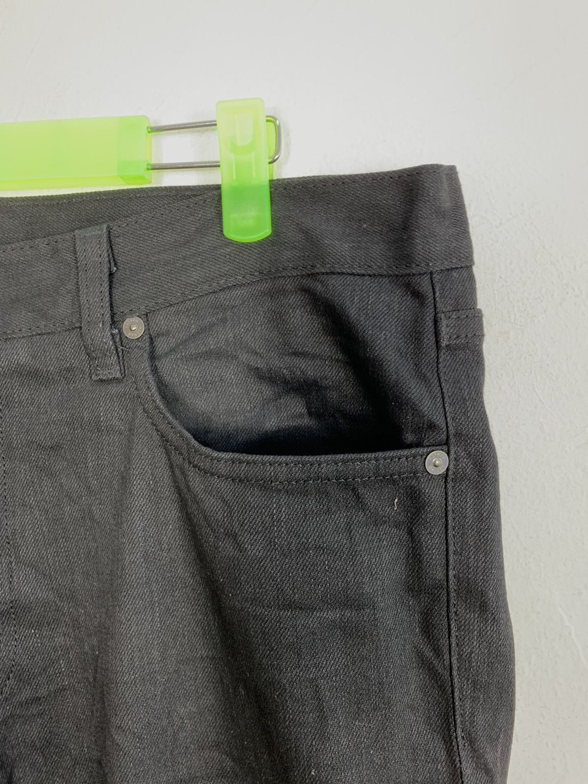Herman Market Herman Market Black Denim Jeans Skinny Fit Button Fly Size US 34 / EU 50 - 4 Thumbnail