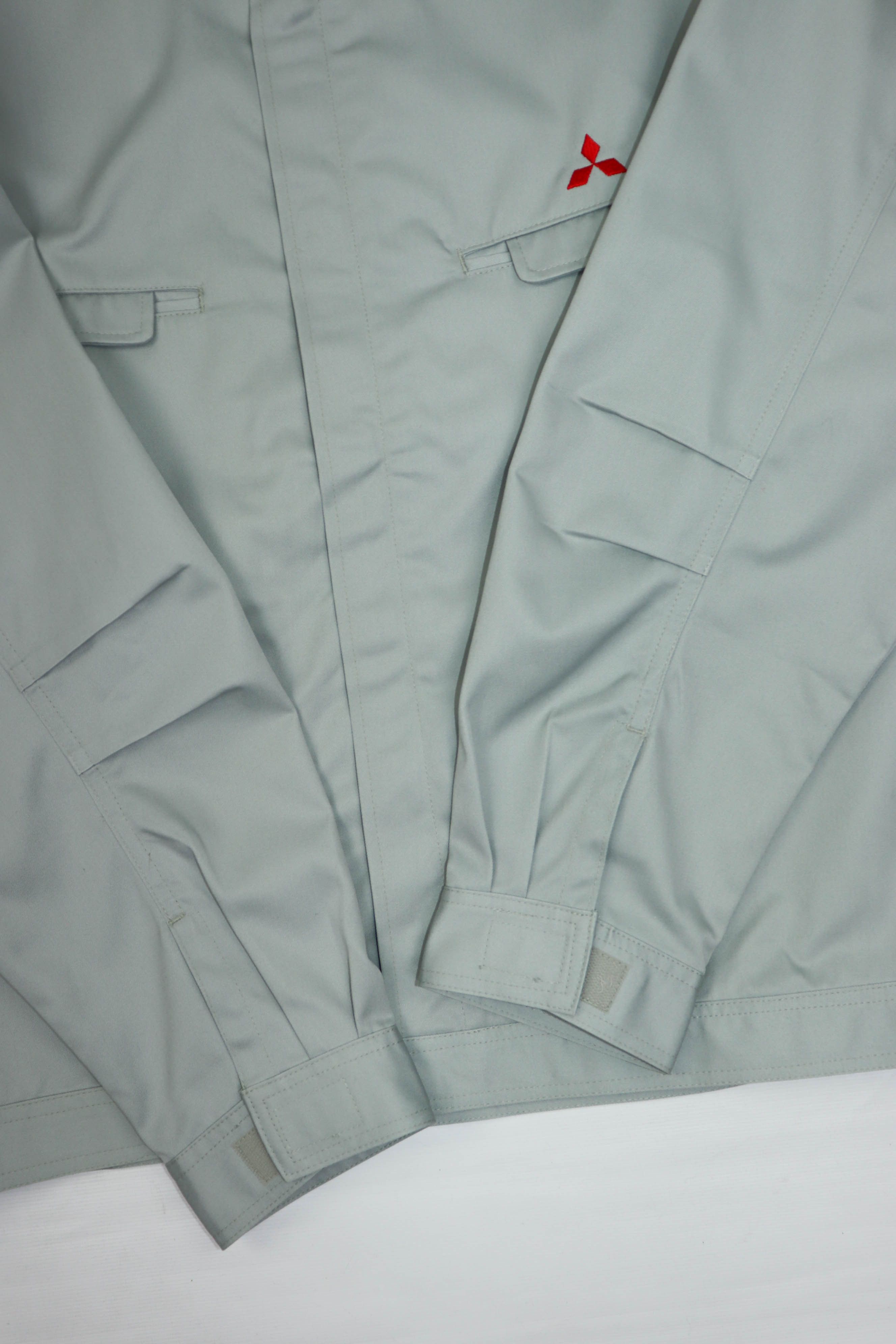 Japanese Brand Mitsubishi Motors Vintage Small Logo Gray Work Jacket Size US L / EU 52-54 / 3 - 4 Thumbnail