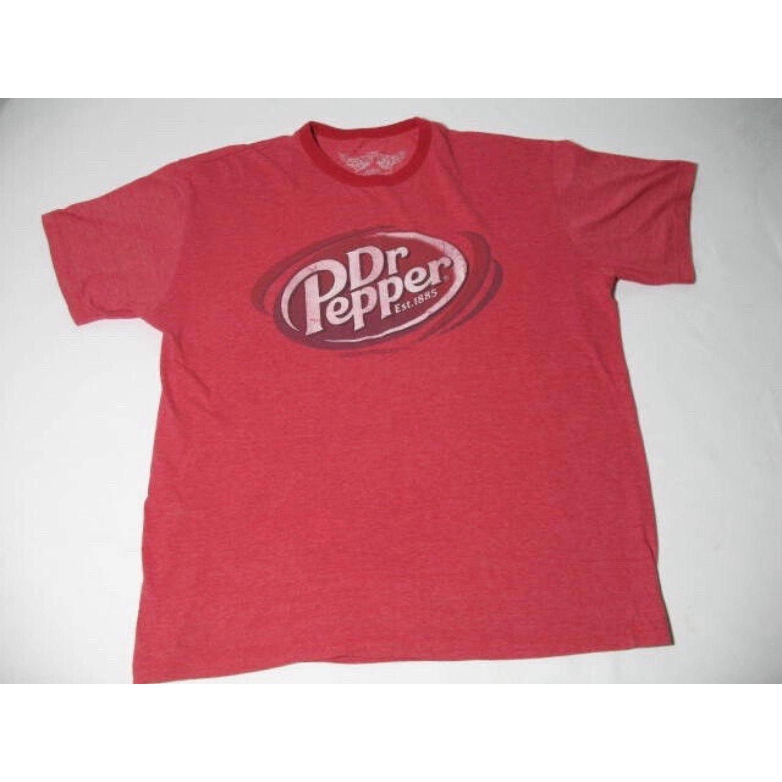 Vintage Savvy Dr. Pepper Ring Neck Mens Red T-Shirt Size Large | Grailed