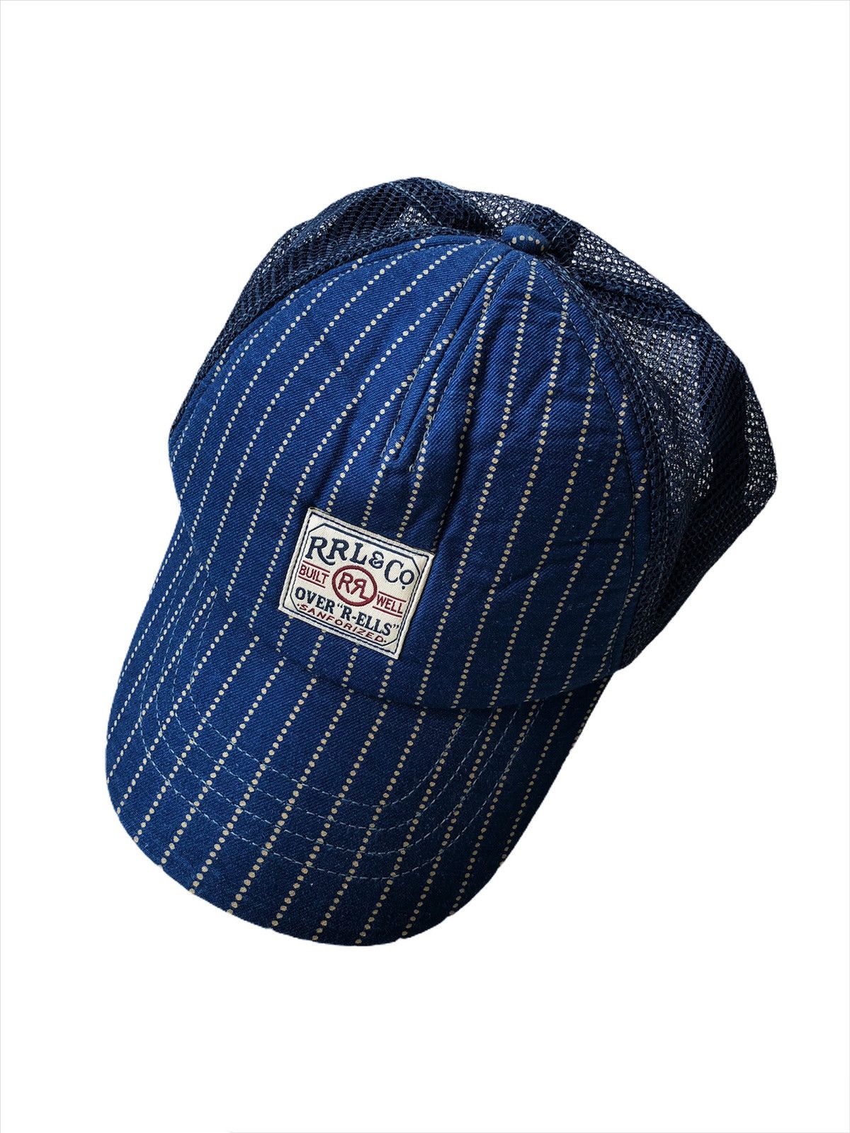 RARE?RRL ?? Indigo Wabash Stitches Trucker Hat/Cap Hats