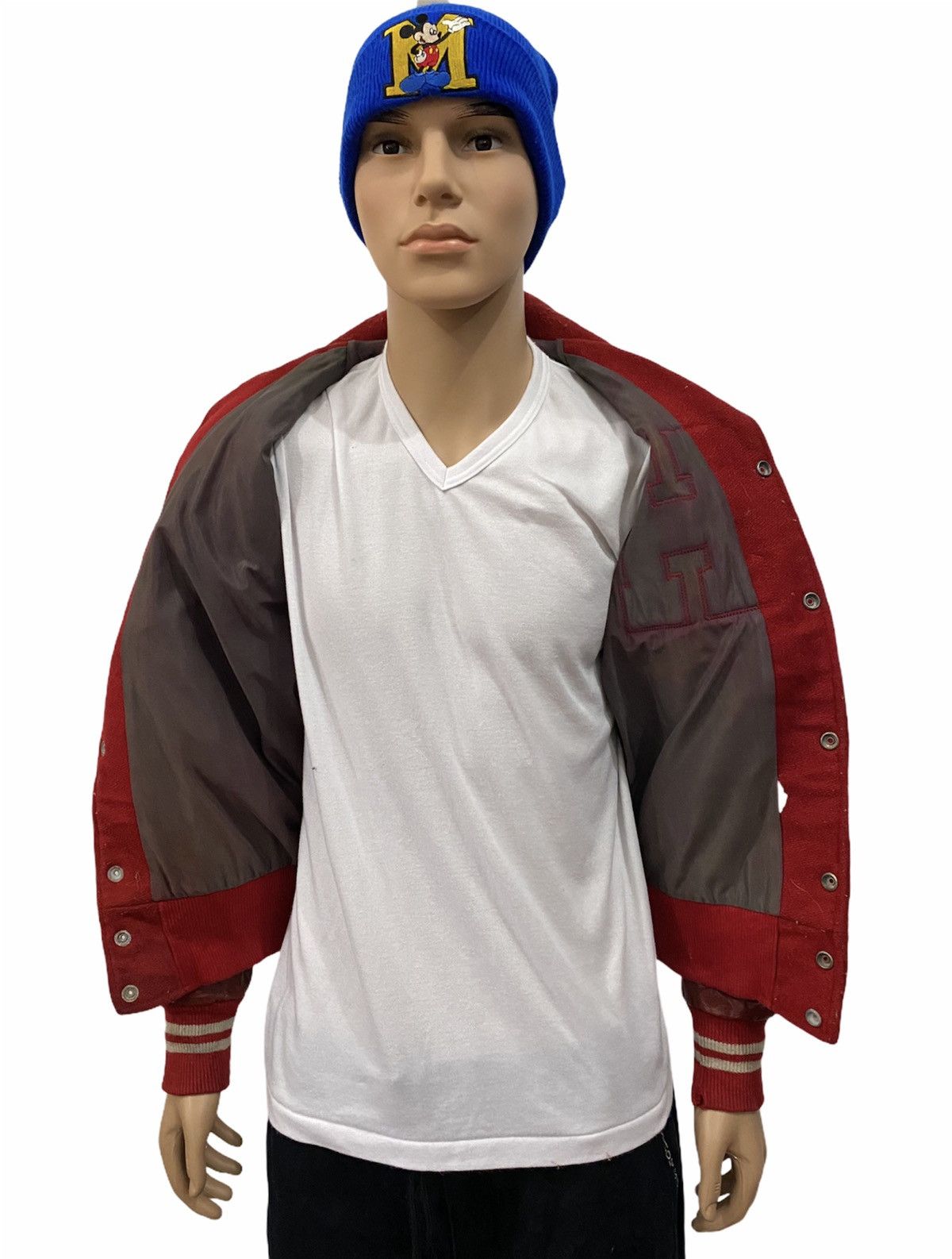 The Good Company × Vintage 🔥VINTAGE VARSITY JACKET LEATHER WOOL STYLE Size US S / EU 44-46 / 1 - 4 Thumbnail