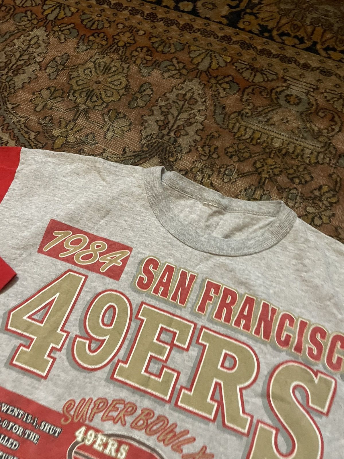 Vintage Vintage San Francisco 49ers graphic t shirt 1984 champions Size US XL / EU 56 / 4 - 3 Thumbnail