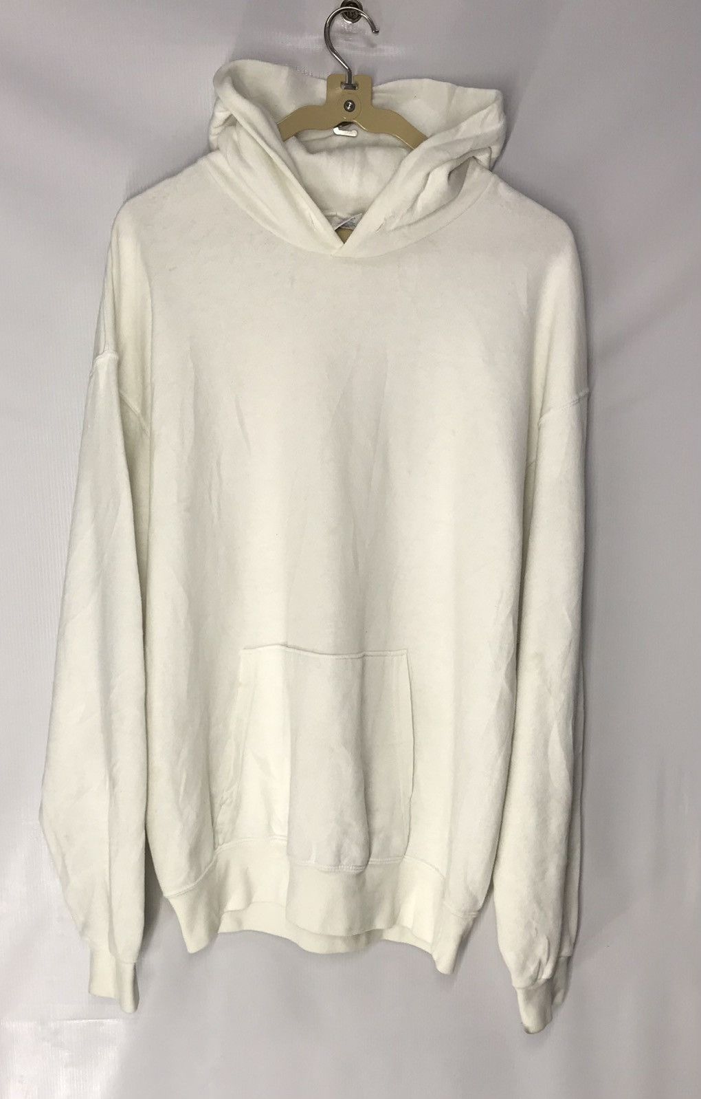 Vintage Vintage hoodie plain pullover made in usa Size US L / EU 52-54 / 3 - 3 Thumbnail
