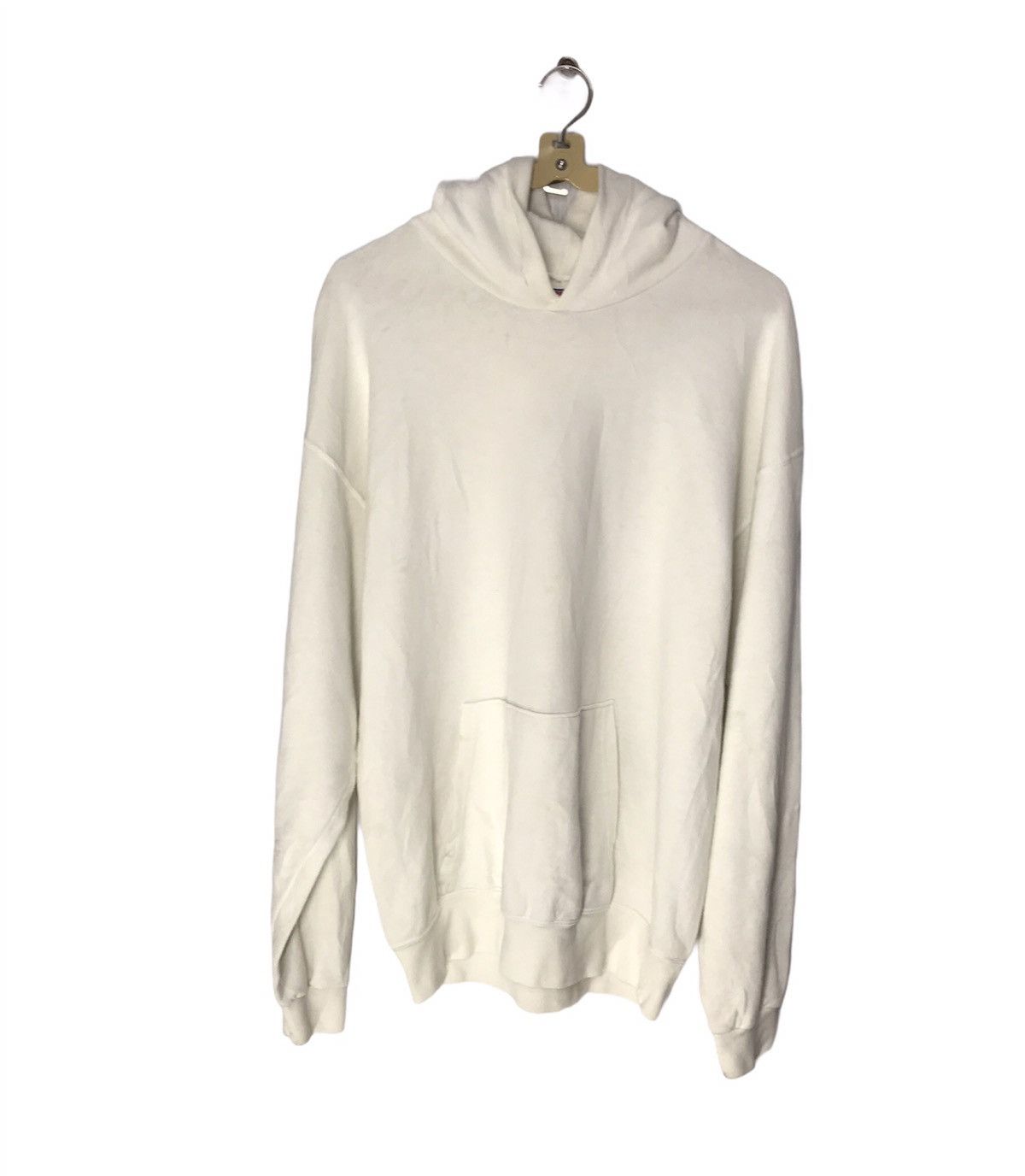 Vintage Vintage hoodie plain pullover made in usa Size US L / EU 52-54 / 3 - 1 Thumbnail