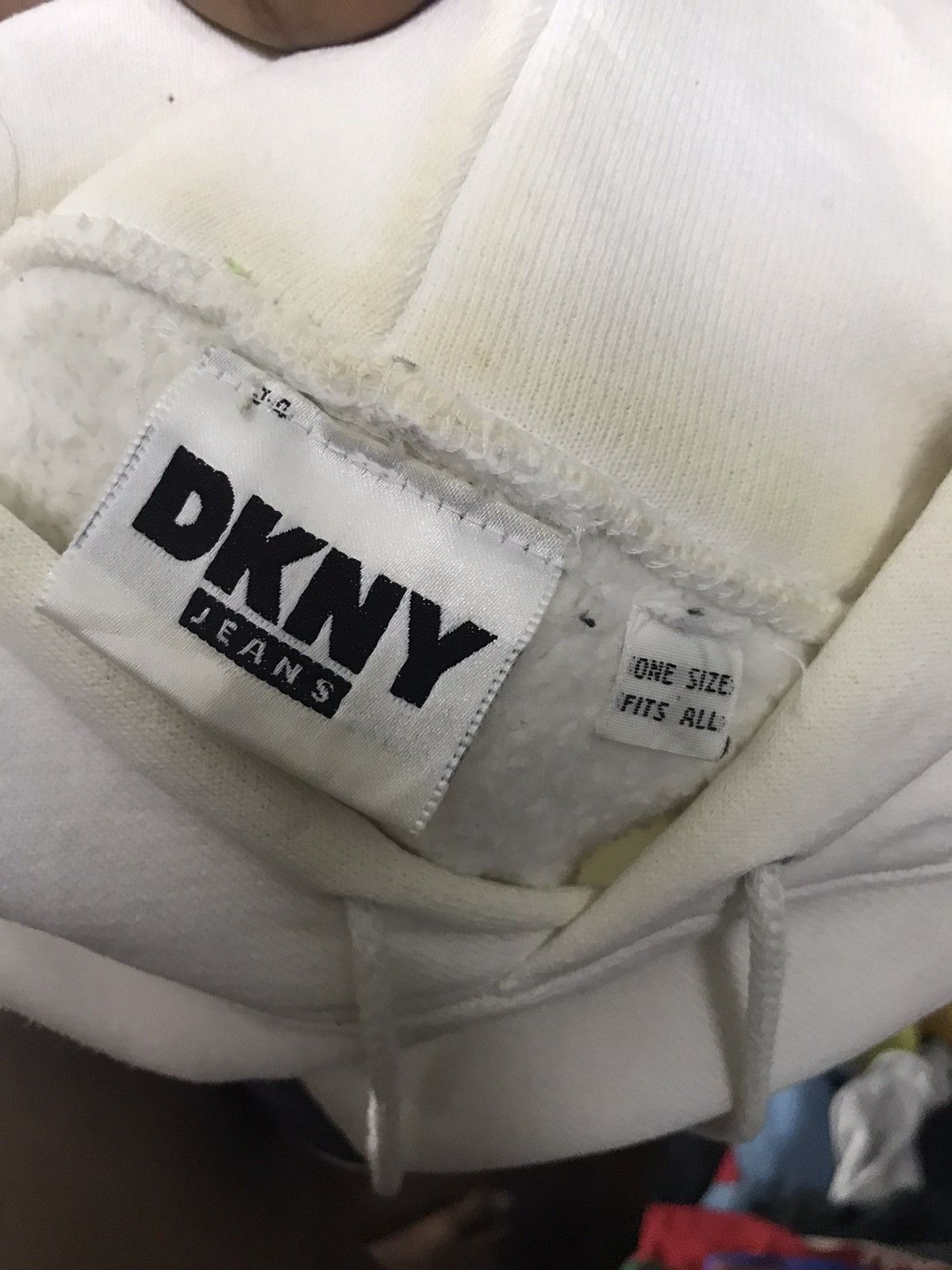 DKNY × Vintage Dkny jeans distressed hoodie pullover Size US XL / EU 56 / 4 - 4 Thumbnail