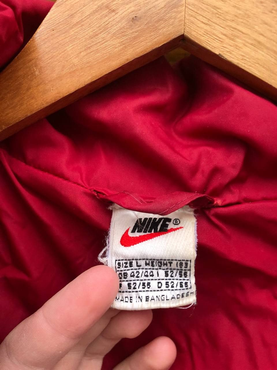 Nike × Vintage Vintage Nike Puffer Jacket 80s Size US L / EU 52-54 / 3 - 9 Thumbnail