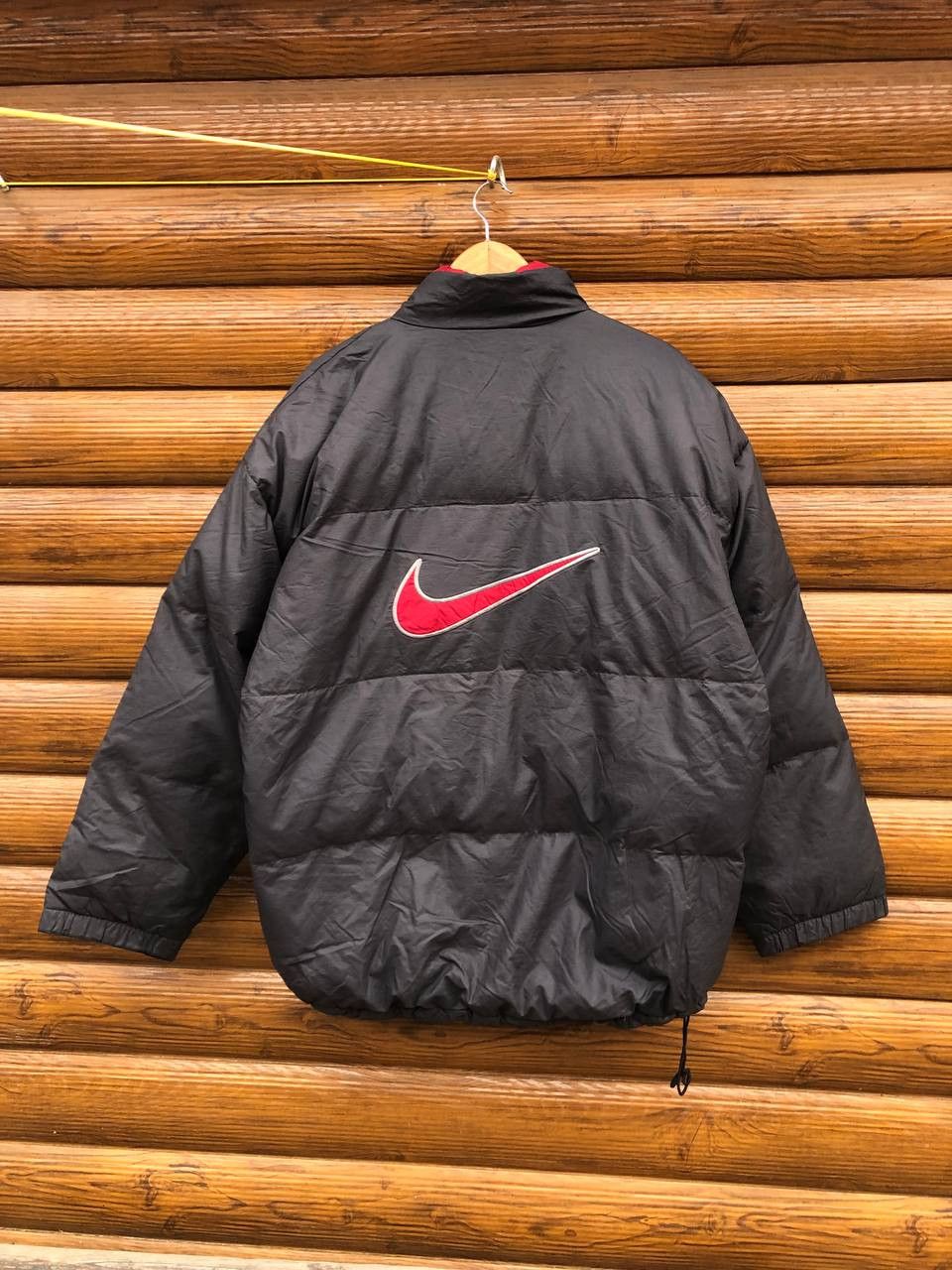 Nike × Vintage Vintage Nike Puffer Jacket 80s Size US L / EU 52-54 / 3 - 1 Thumbnail