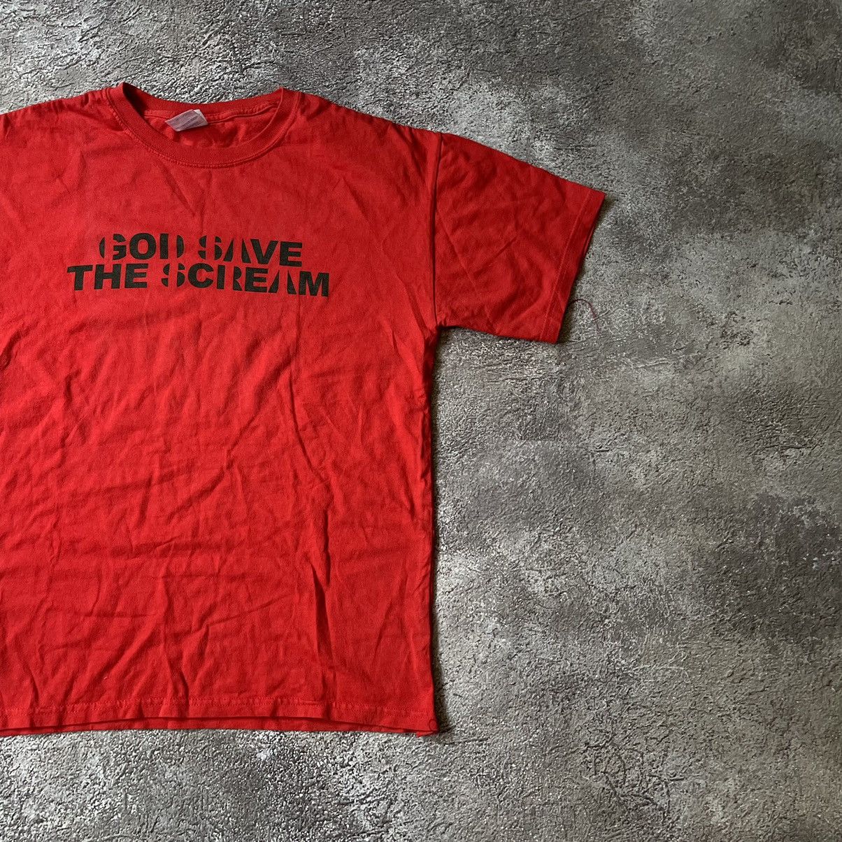Vintage Vintage Y2K God Save The Scream Graphic Tee Red Skate Boxy L Size US L / EU 52-54 / 3 - 4 Thumbnail