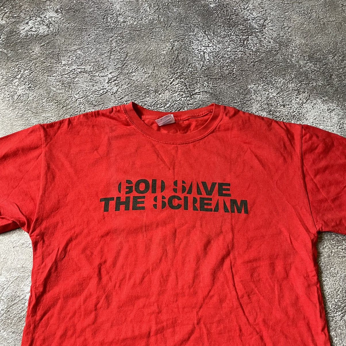 Vintage Vintage Y2K God Save The Scream Graphic Tee Red Skate Boxy L Size US L / EU 52-54 / 3 - 2 Thumbnail