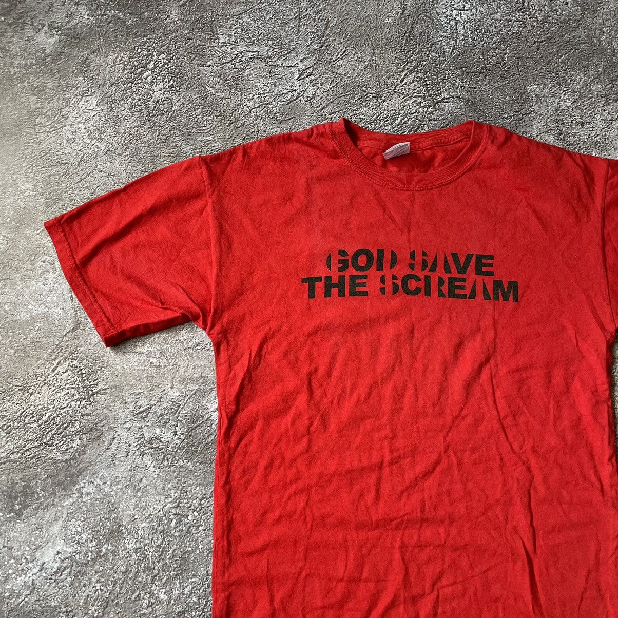 Vintage Vintage Y2K God Save The Scream Graphic Tee Red Skate Boxy L Size US L / EU 52-54 / 3 - 5 Thumbnail