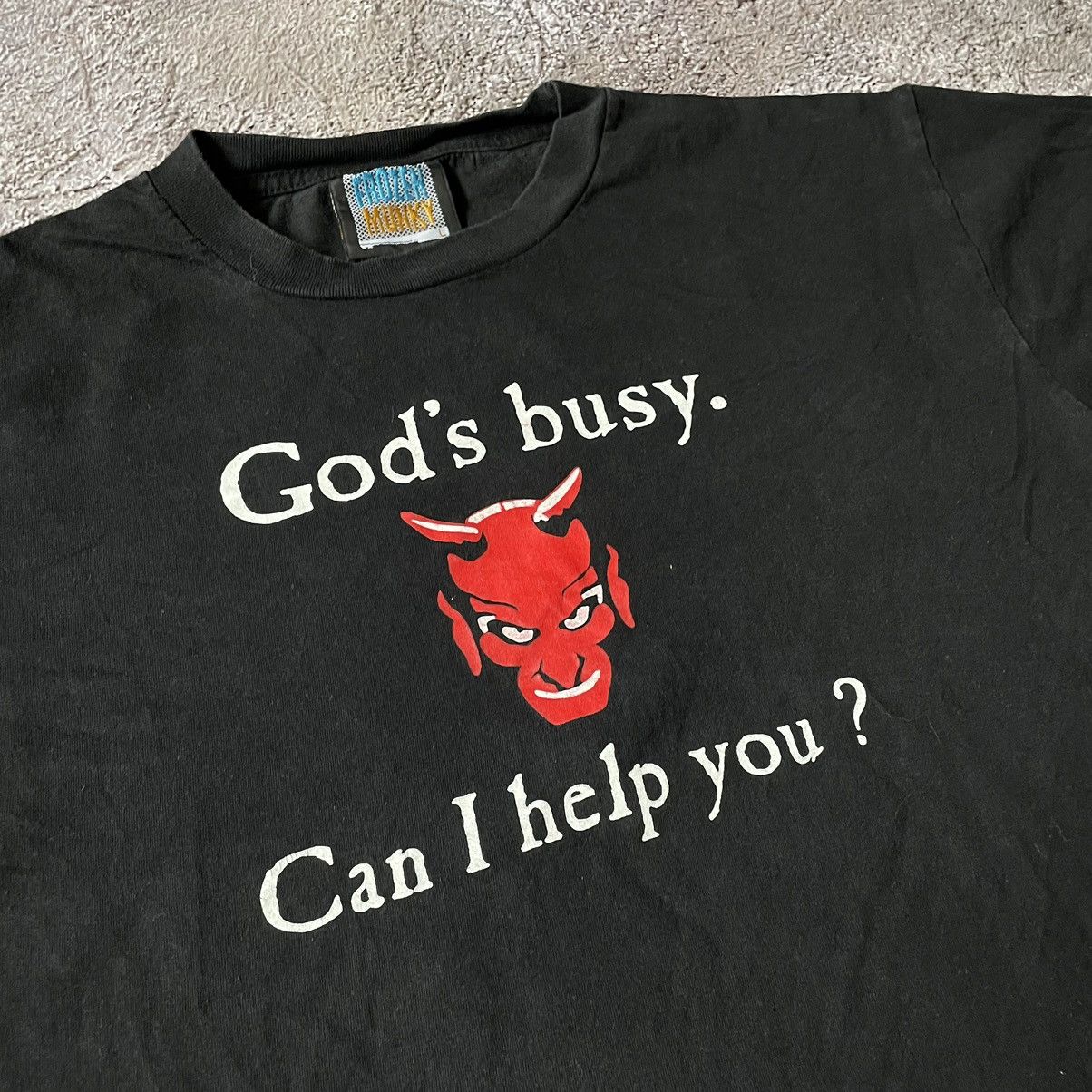Vintage Vintage Y2K Graphic Tee Devil Print Grunge Streetwear XL Size US XL / EU 56 / 4 - 2 Thumbnail