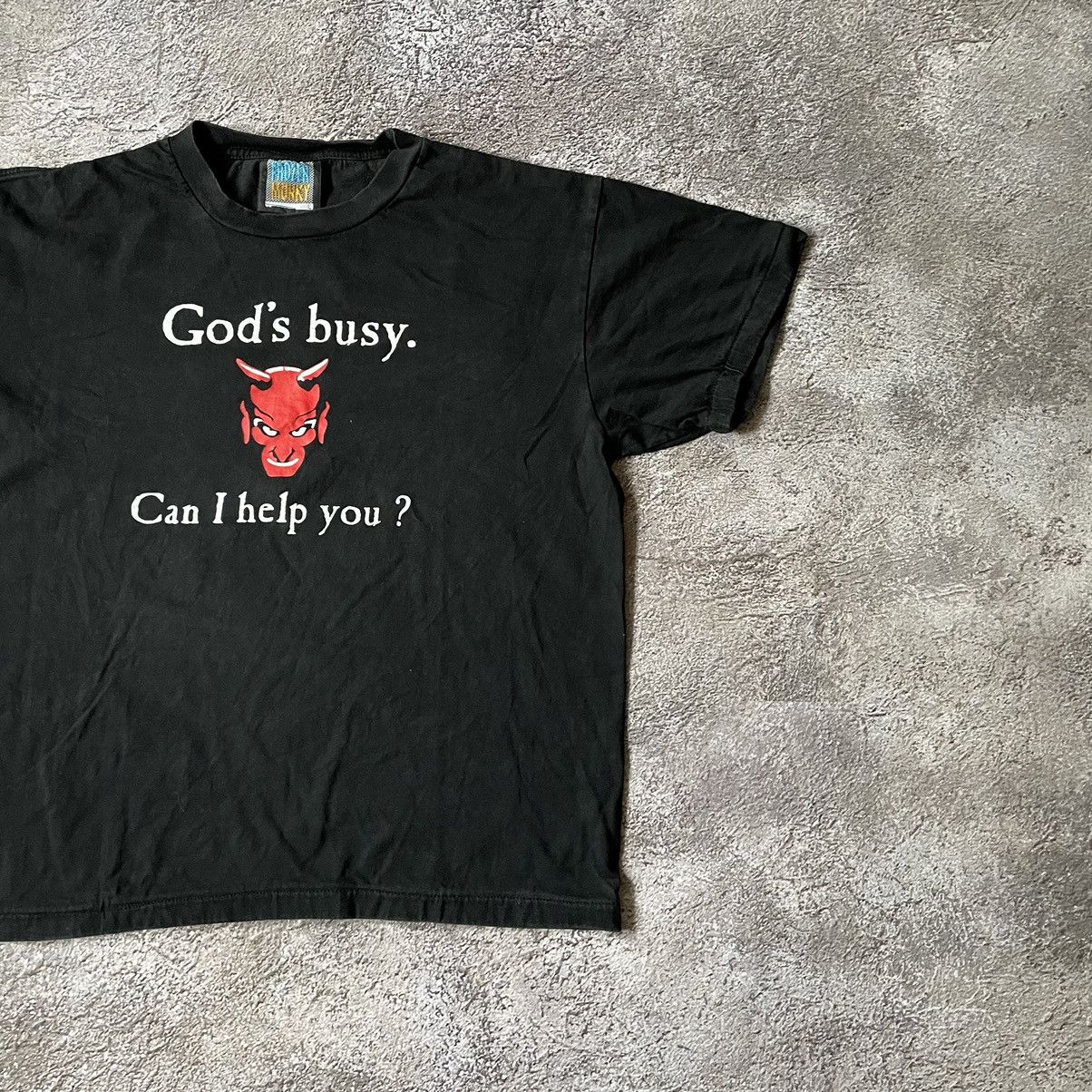 Vintage Vintage Y2K Graphic Tee Devil Print Grunge Streetwear XL Size US XL / EU 56 / 4 - 4 Thumbnail