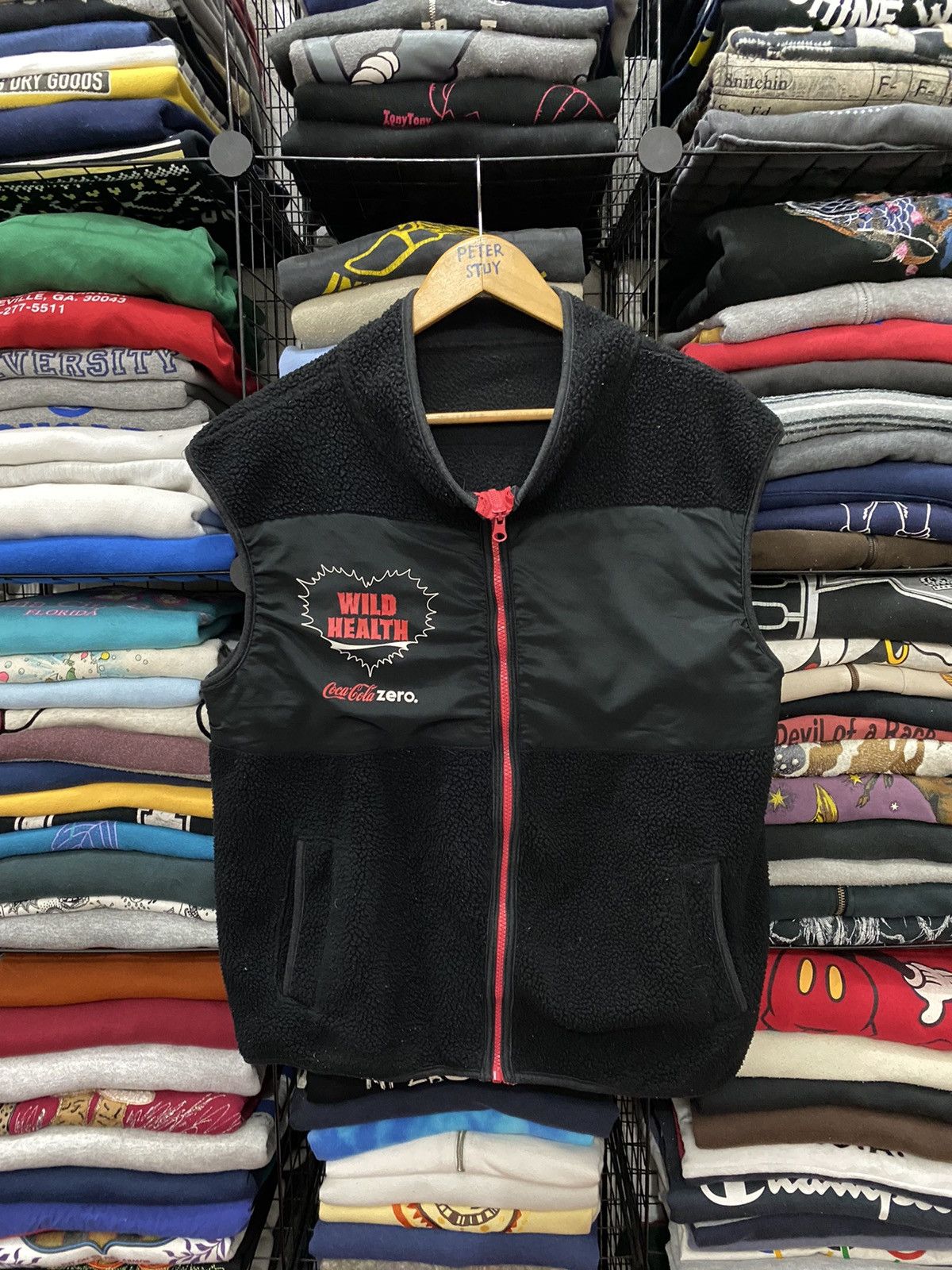 Coca Cola Coca-Cola Zero Fleece Vest Size US L / EU 52-54 / 3 - 1 Thumbnail