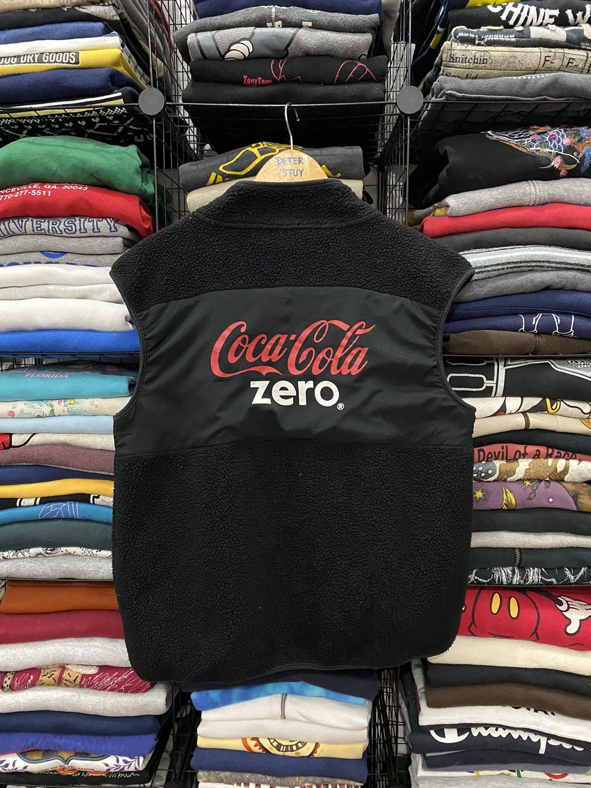 Coca Cola Coca-Cola Zero Fleece Vest Size US L / EU 52-54 / 3 - 2 Thumbnail