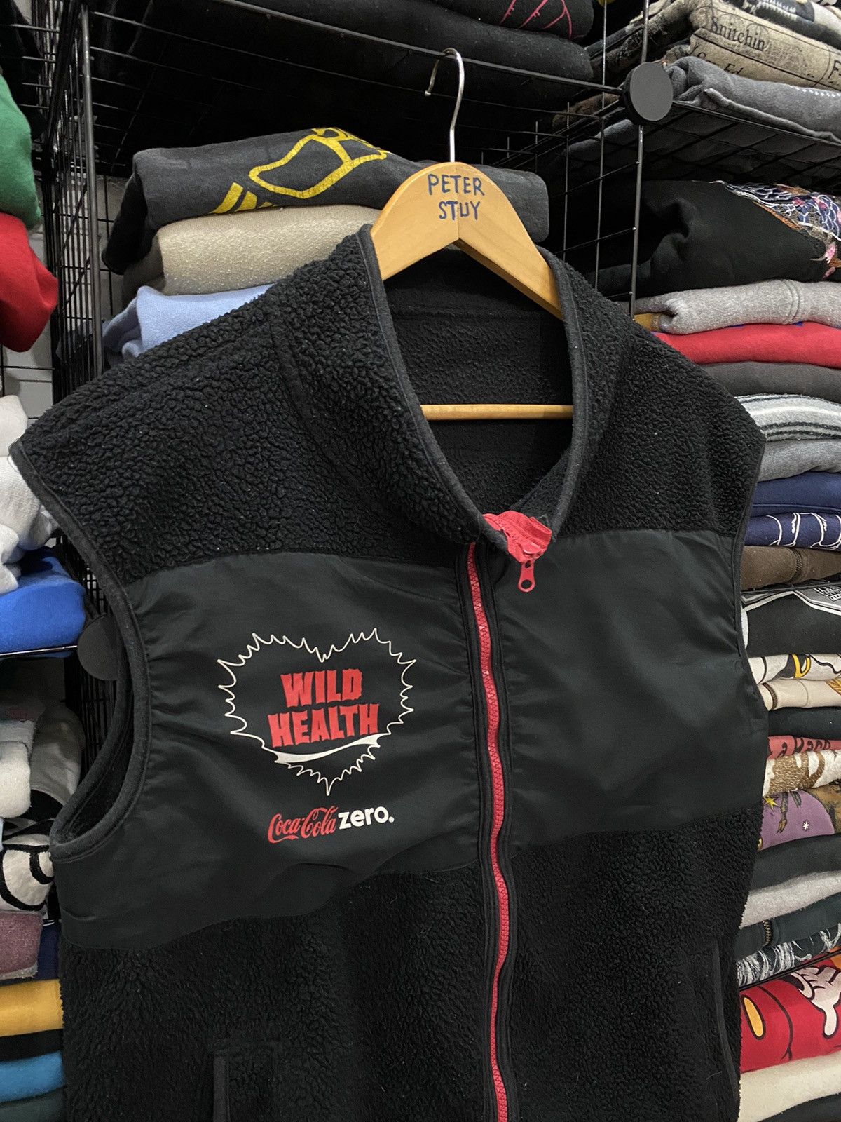 Coca Cola Coca-Cola Zero Fleece Vest Size US L / EU 52-54 / 3 - 3 Thumbnail